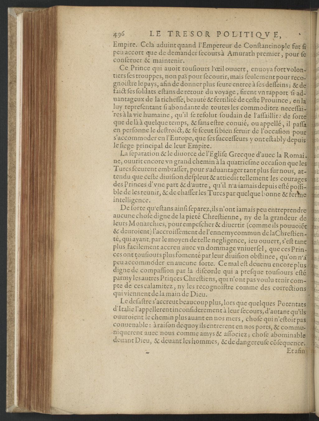1608 - Nicolas Du Fossé - Trésor politique - BnF Tolbiac