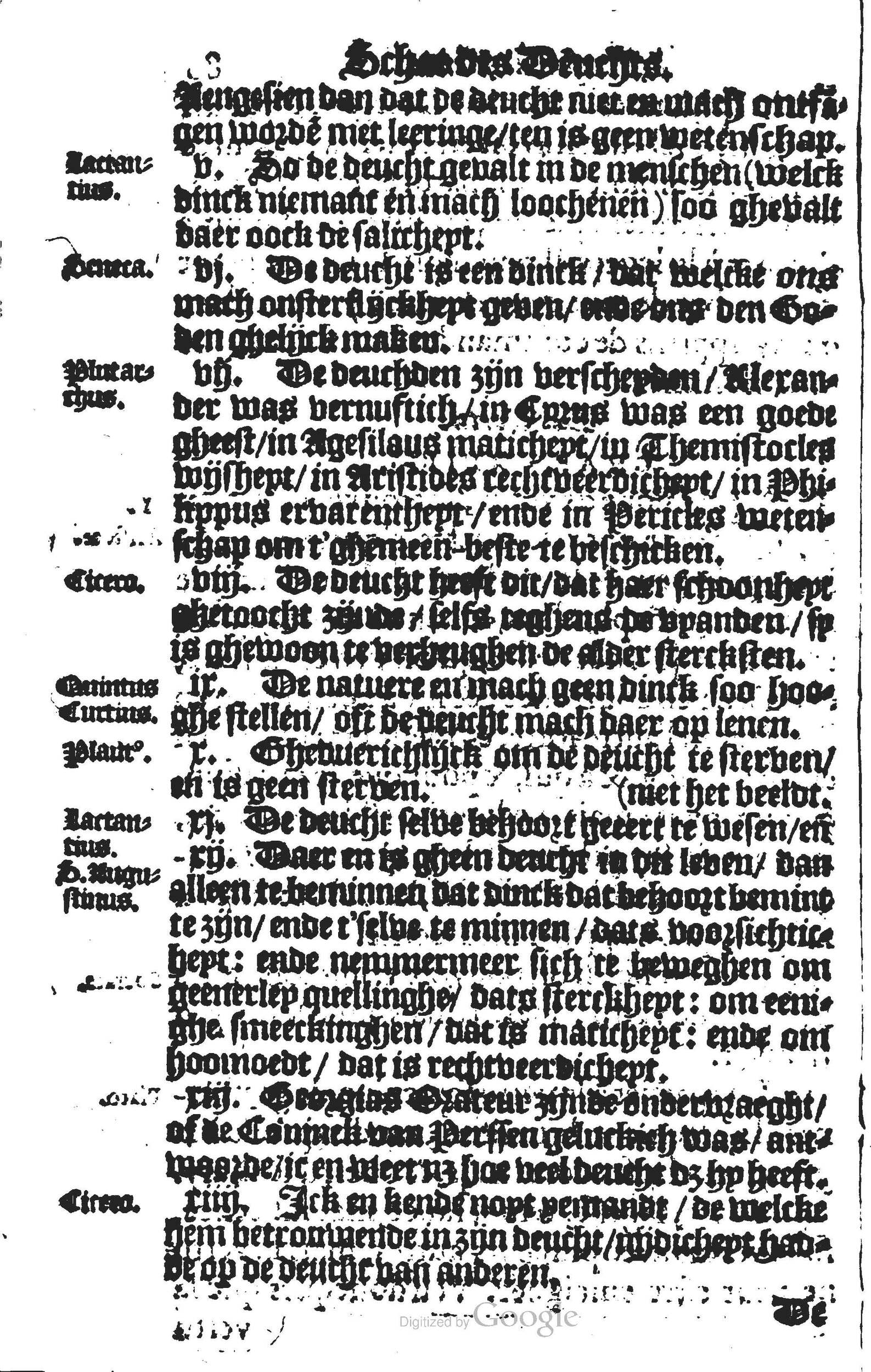 1594 - Cornelis Claesz - Trésor de vertu - BU Leiden 1594 - Cornelis Claesz - Trésor de vertu - BU Leiden
