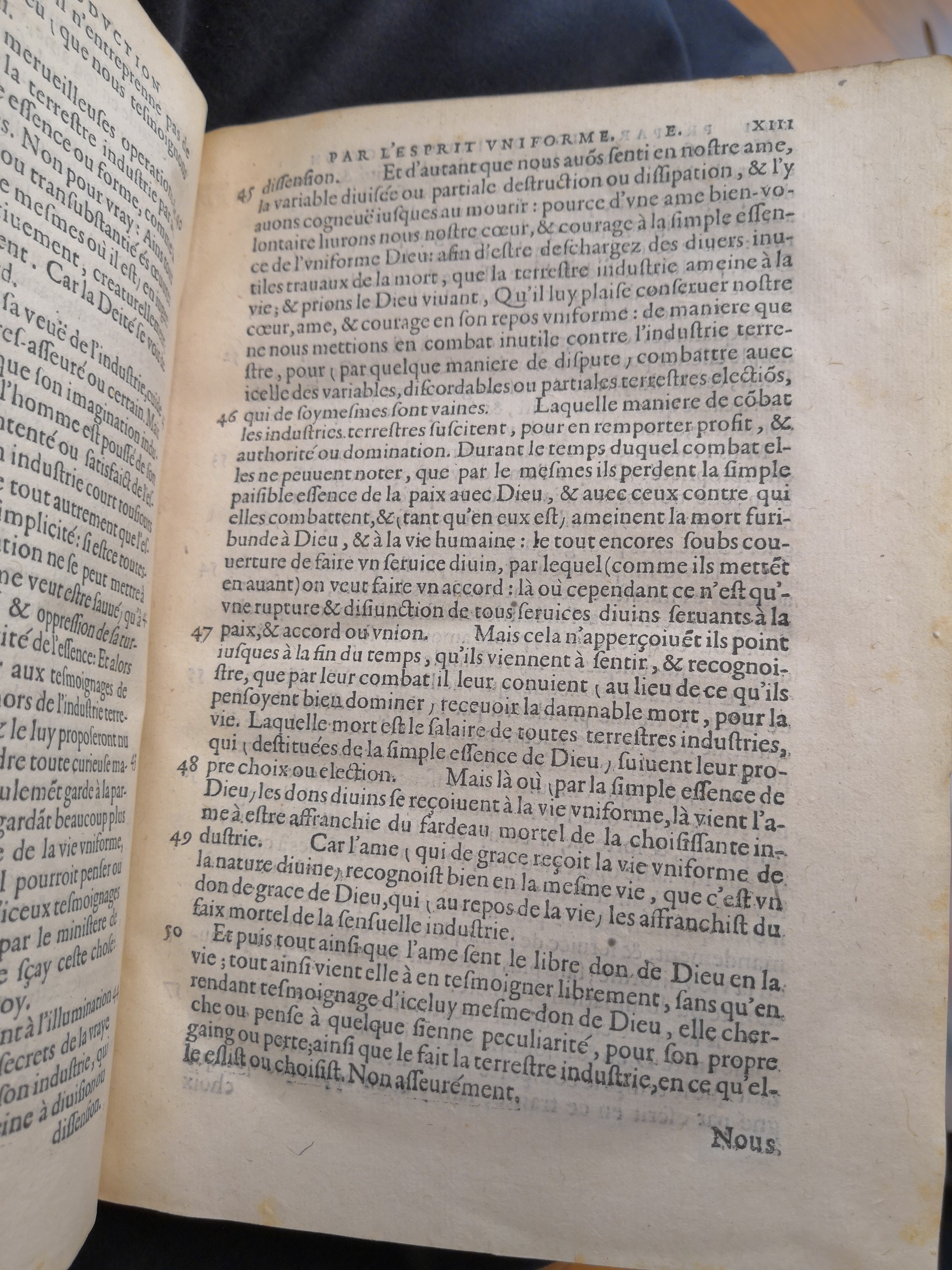 1581c. - Christophe Plantin - Le Livre des témoignages du Trésor caché au champ (Livres 2, 4, 6 et 7) - Anvers Musée Plantin Moretus