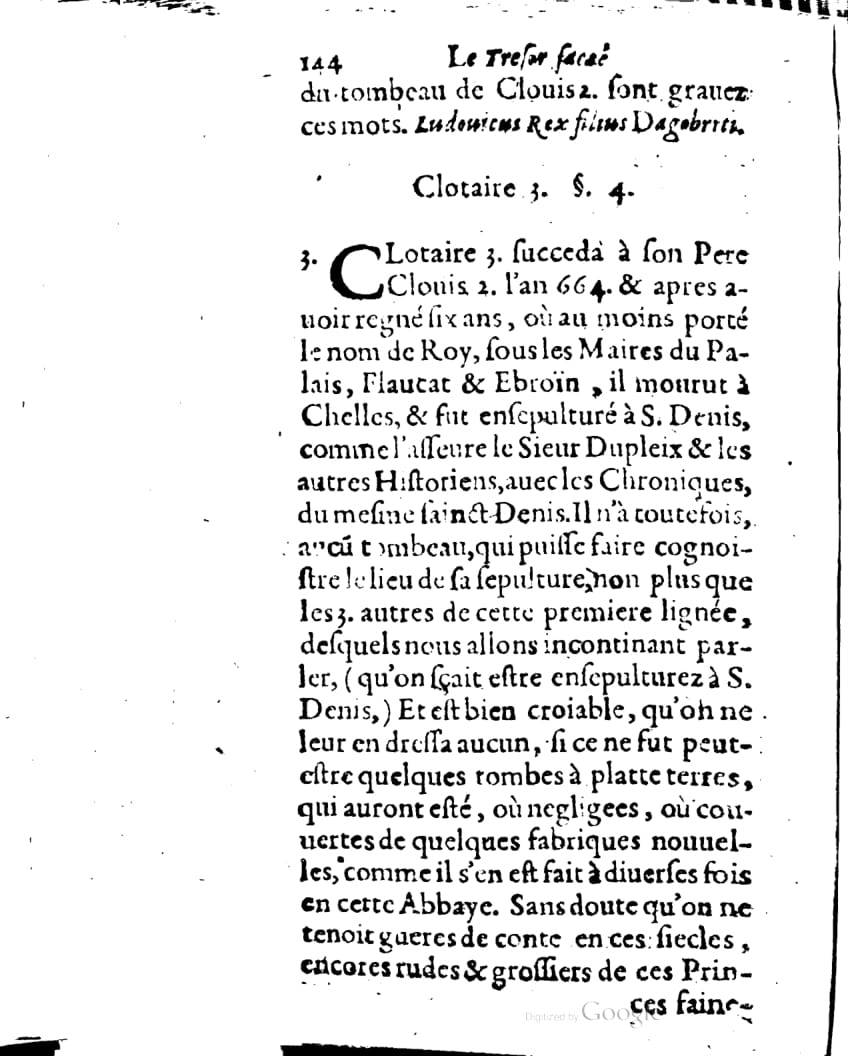 1636 - Jean Billaine - Trésor sacré ou inventaire des saintes reliques - British Library