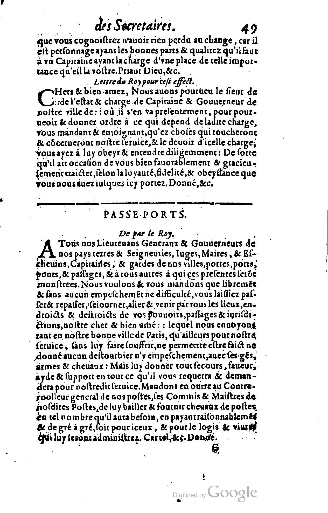 1614 - Jean Richer - Trésor du nouveau style et protocole de la chancellerie de France - BSB Munich