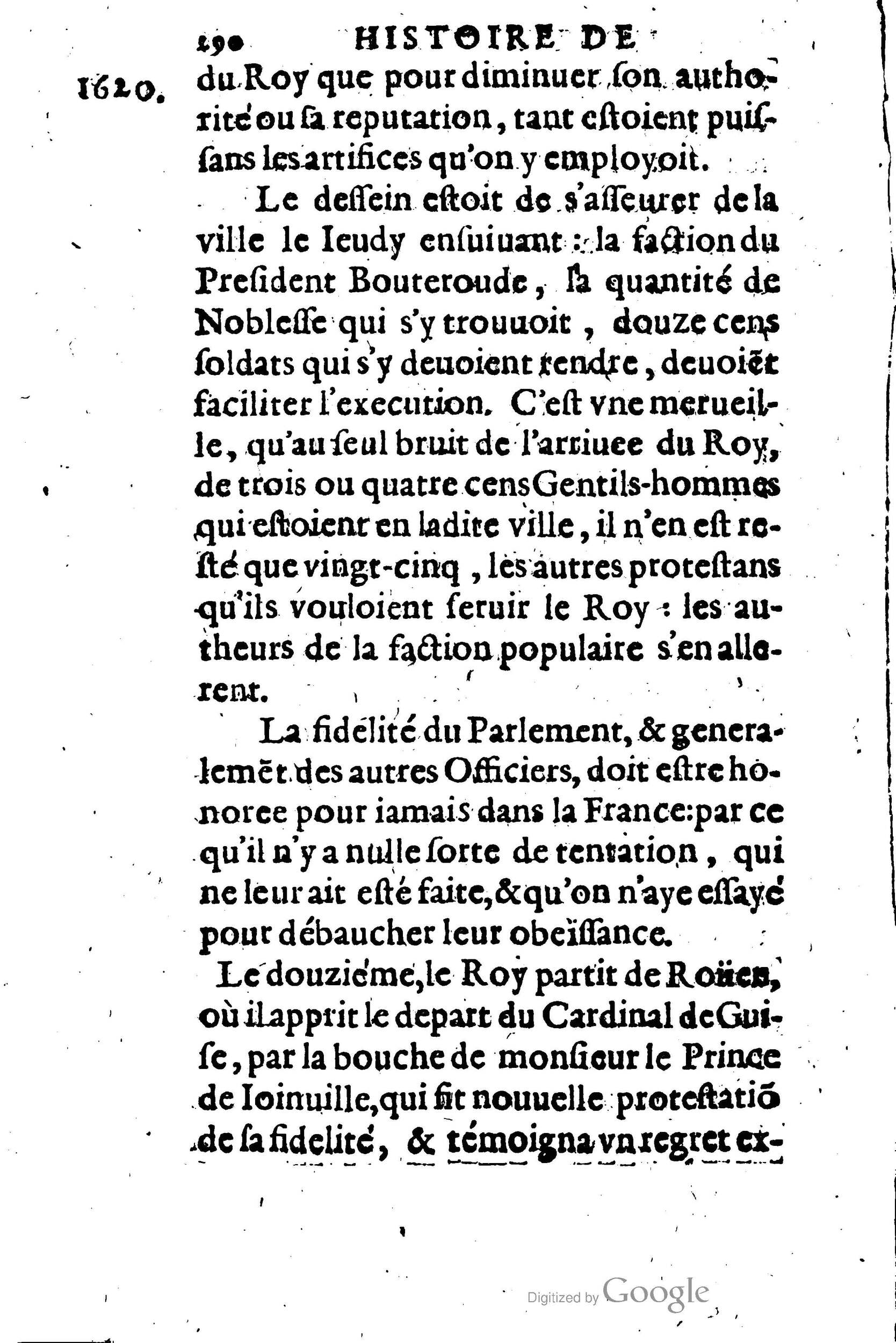 1623 - Joseph Bouillerot - Trésor de l’histoire générale de notre temps - BM Lyon