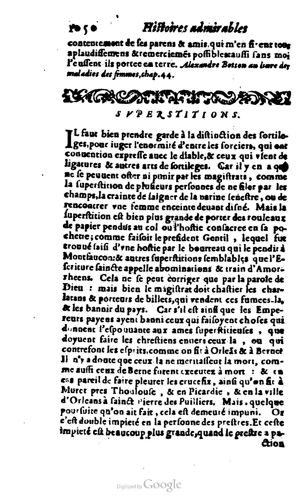 1620 - Samuel Crespin - Trésor d’histoires admirables et mémorables - BCU Lausanne