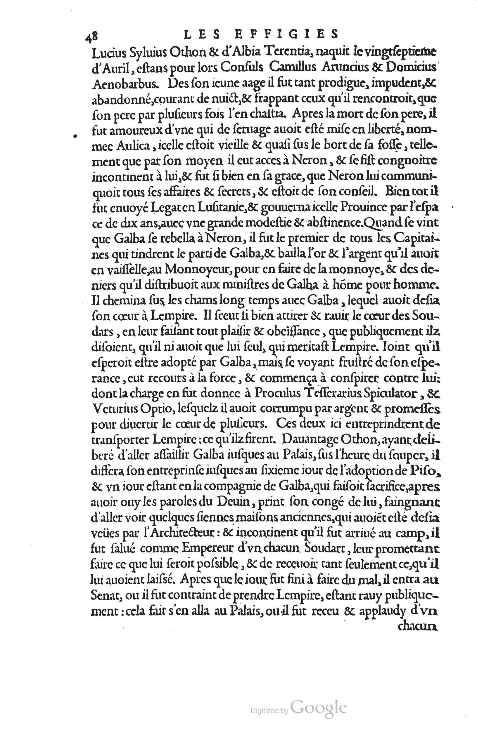 1553 - Jacopo Strada et Thomas Guérin - Épitome du Trésor des antiquités - Prague
