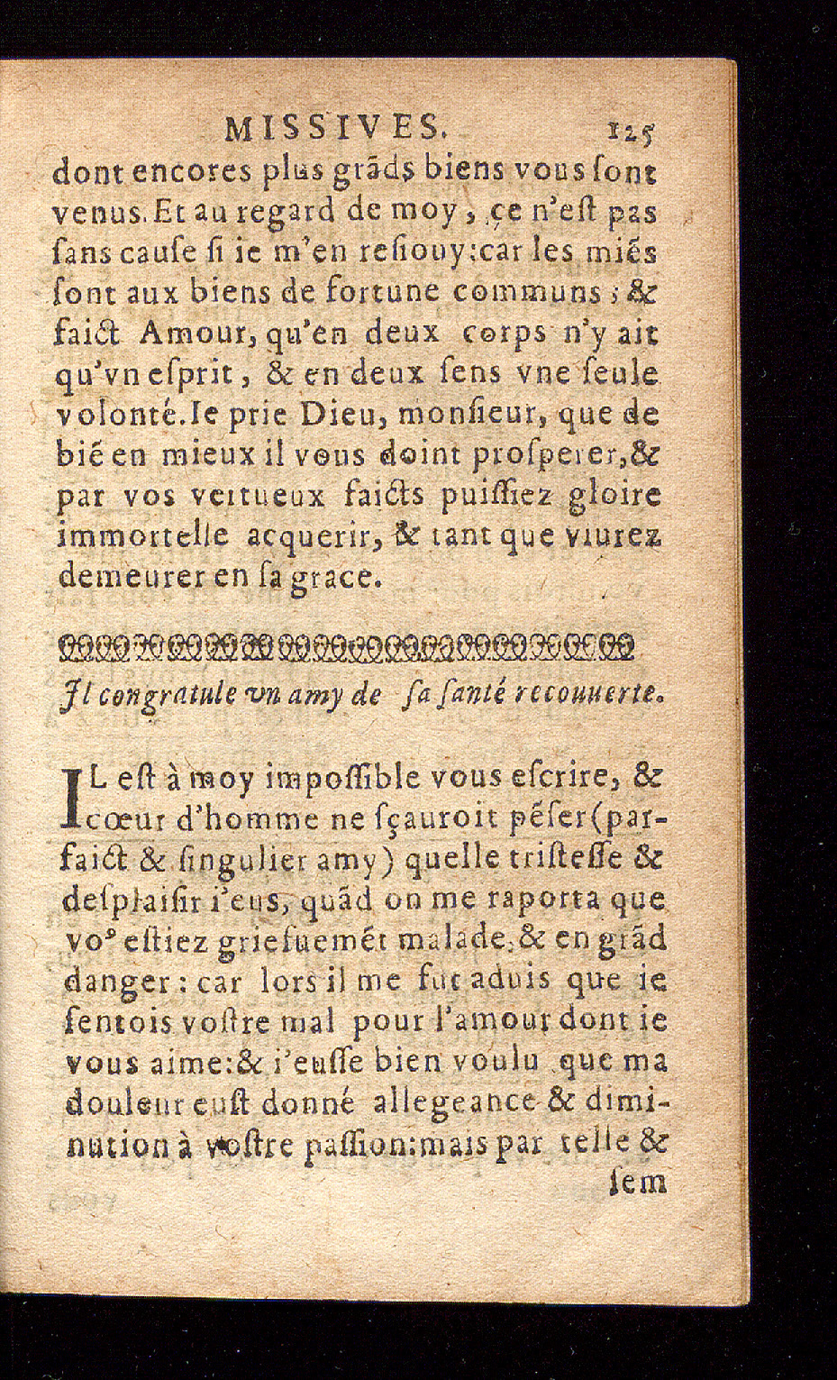1614 - Barthélemy Vincent - Élite et Trésor des lettres missives - Bâle