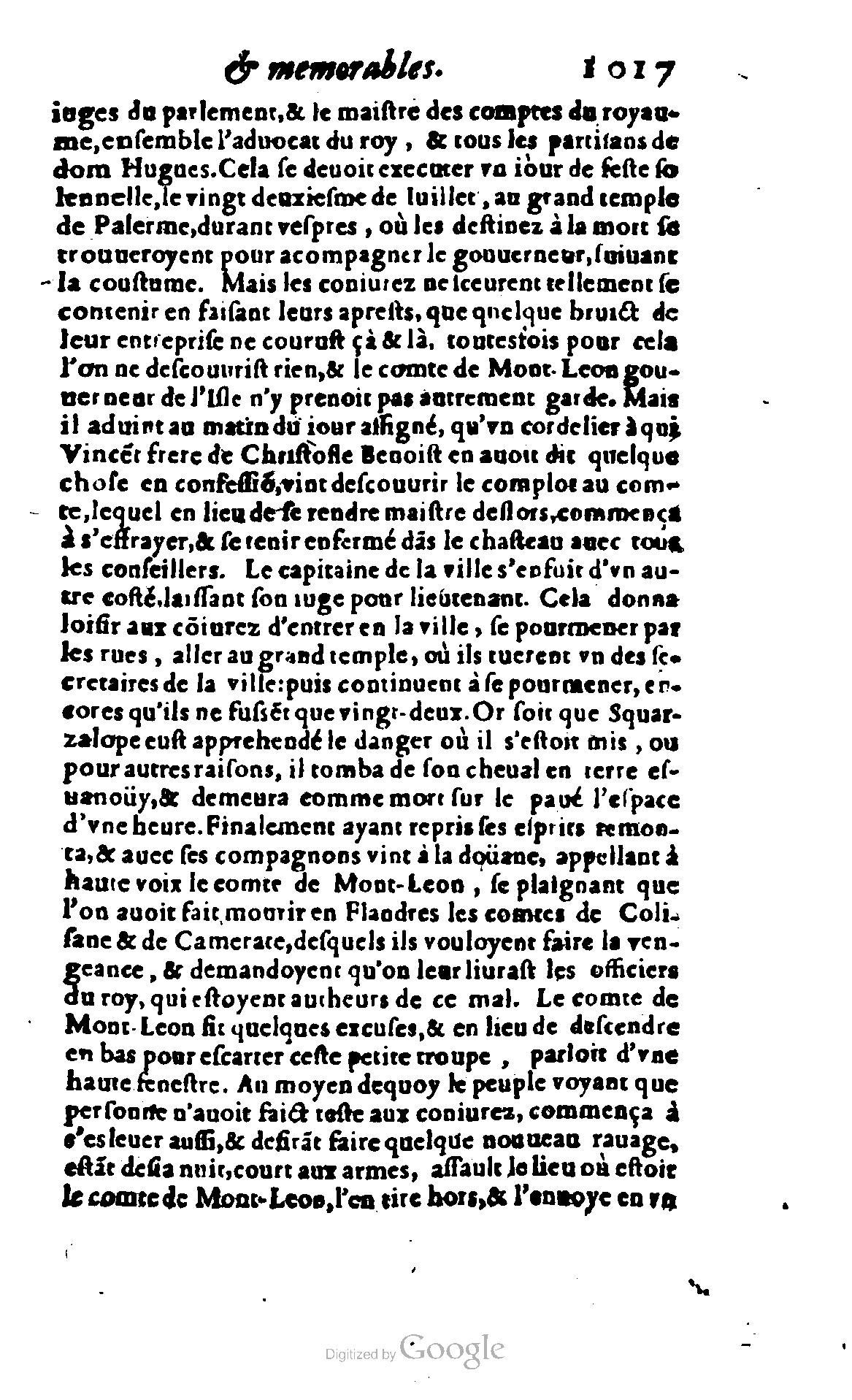 1620 - Samuel Crespin - Trésor d’histoires admirables et mémorables - BCU Lausanne