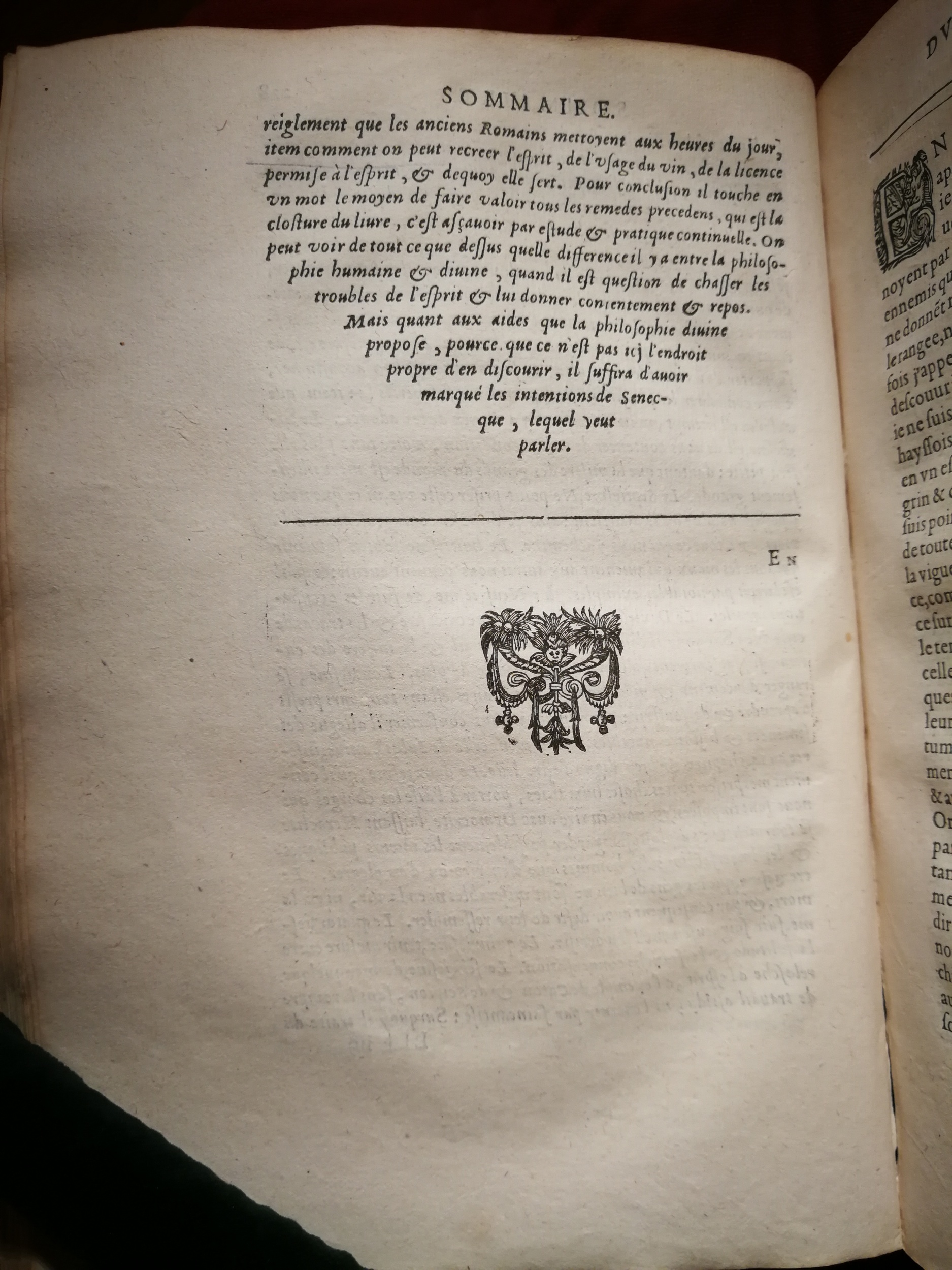 1595 - Jean Houzé - Œuvres morales et mêlées de Sénèque, Trésor de philosophie morale - T. 1 - BnF 1595 - Jean Houzé - Œuvres morales et mêlées de Sénèque, Trésor de philosophie morale - T. 1 - BnF