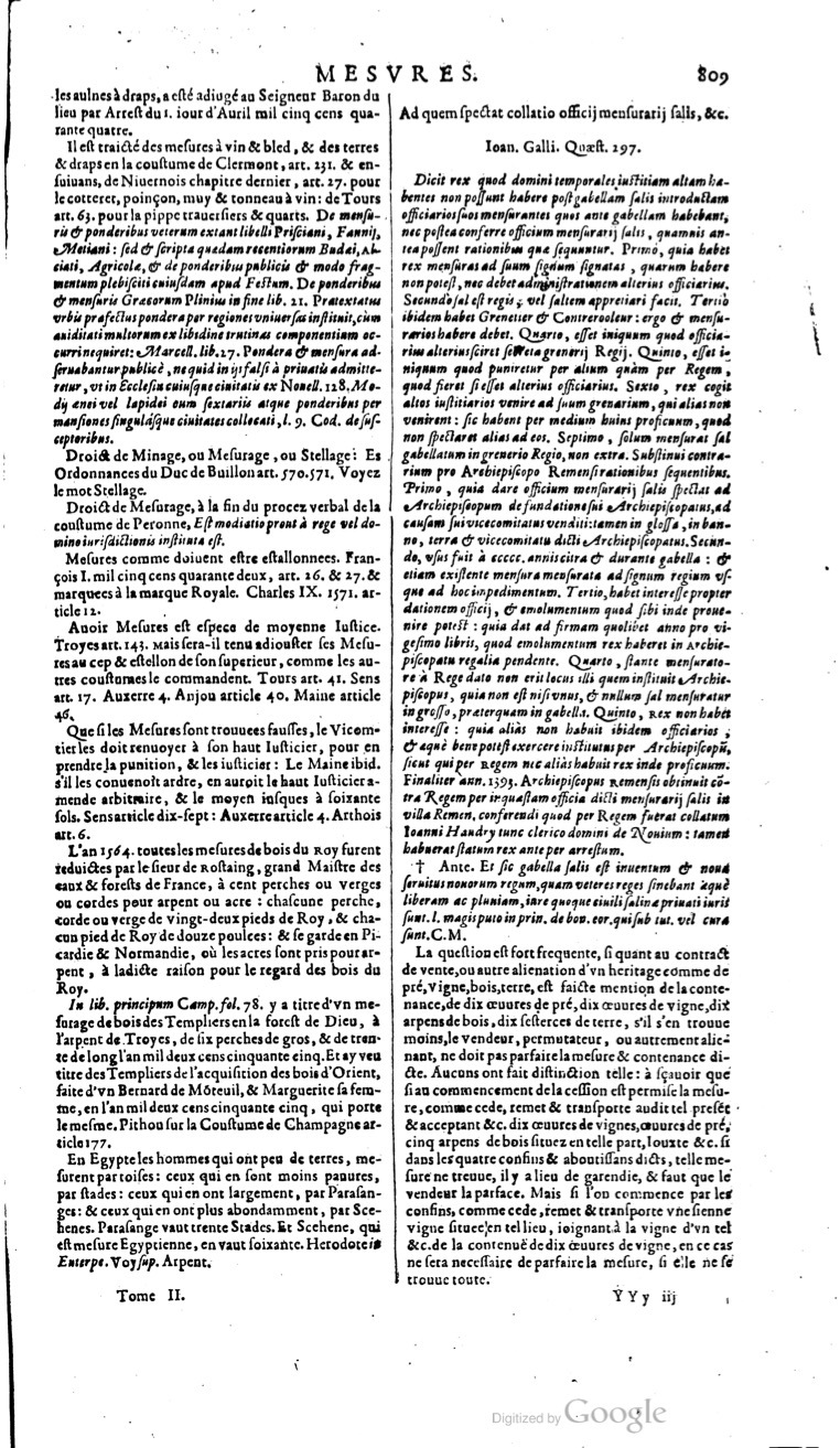 1629 - Veuve Nicolas Buon - Trésor du droit français (29620 T. 2) - BM Lyon