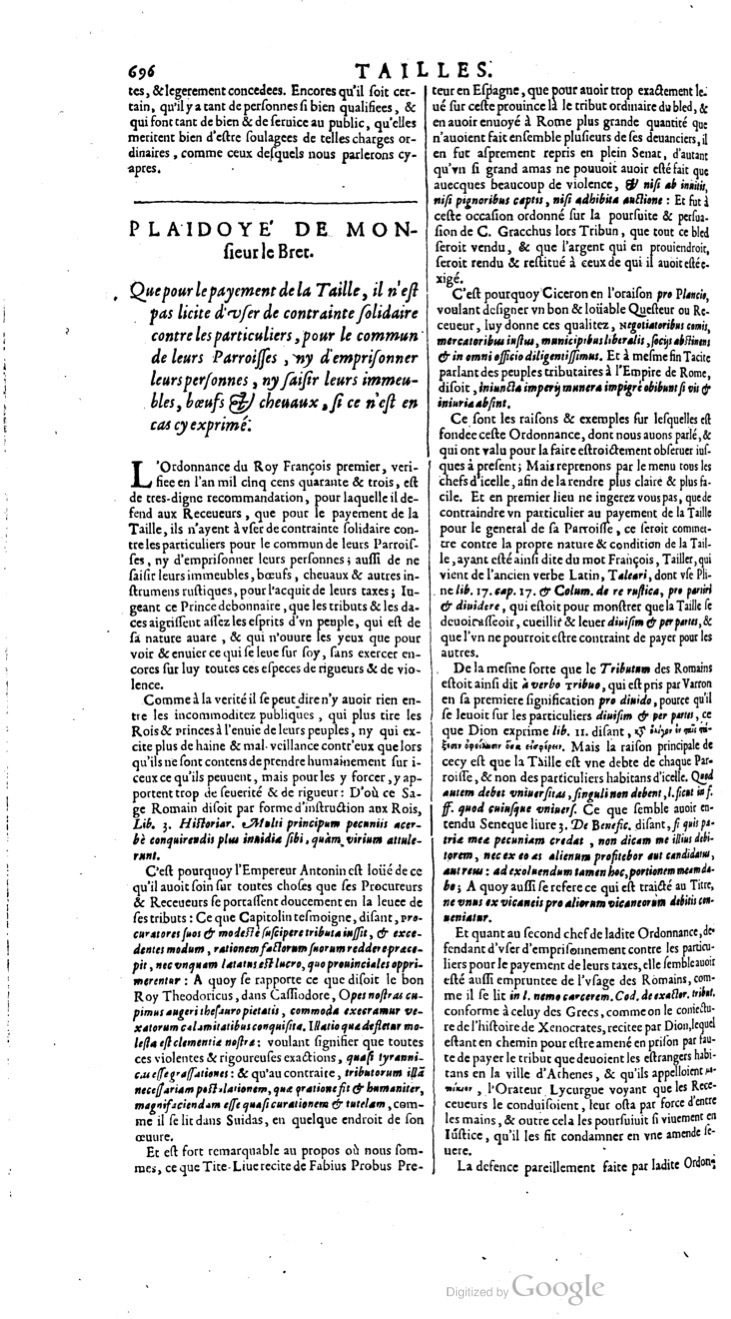 1629 - Veuve Nicolas Buon - Trésor du droit français (21754 T. 3) - BM Lyon