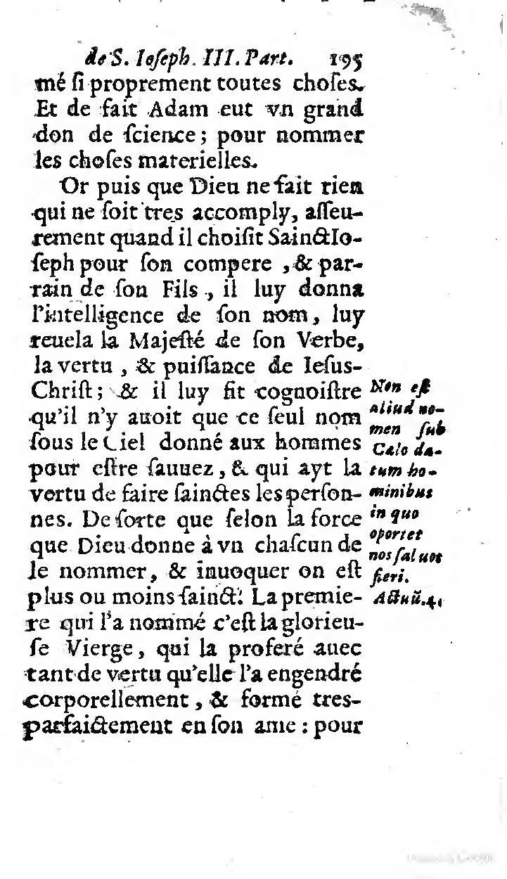 1646 - Jean Piot - Trésor inestimable de Saint-Joseph - BNC Rome