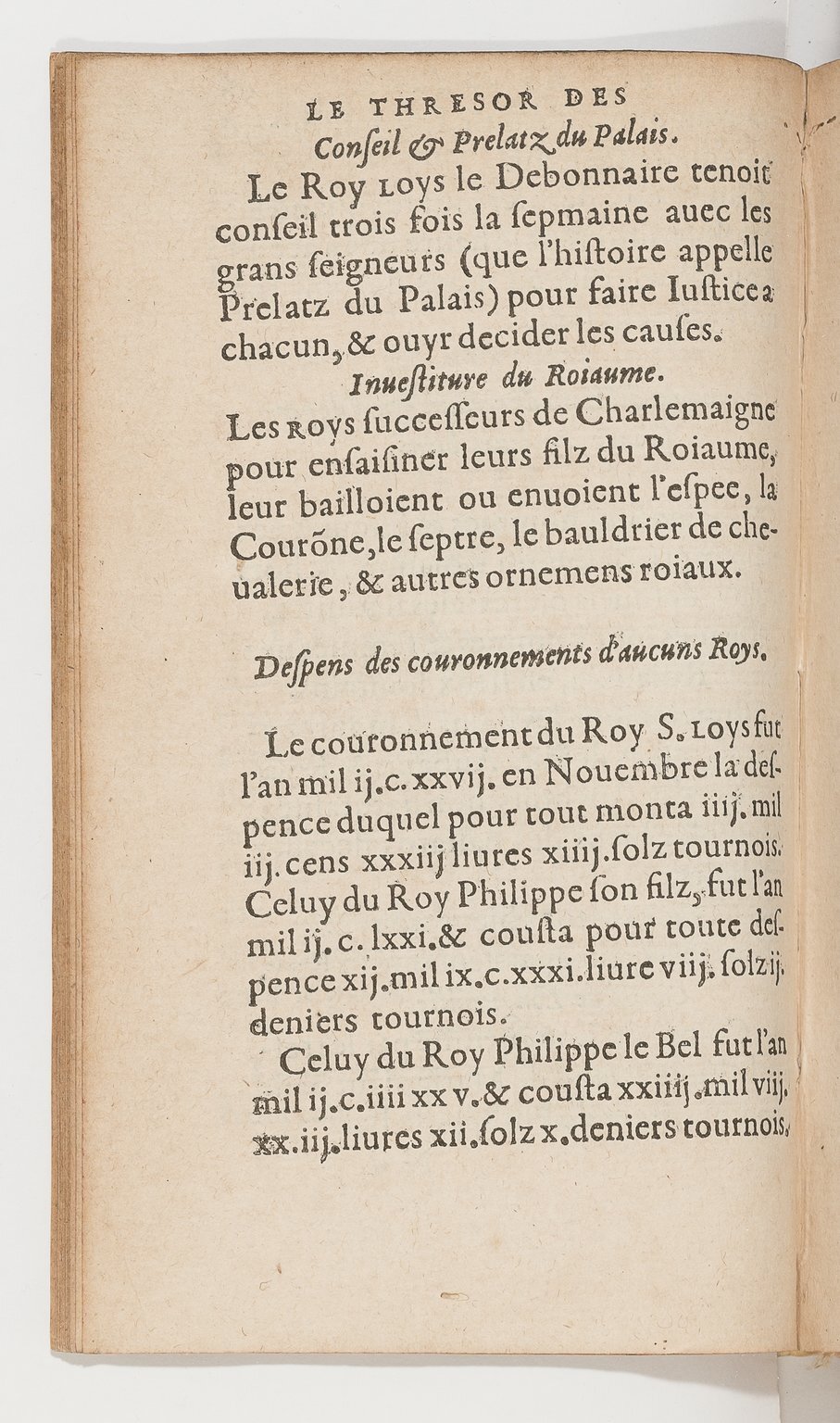 1583 - Galiot Corrozet - Trésor des histoires de France - BnF