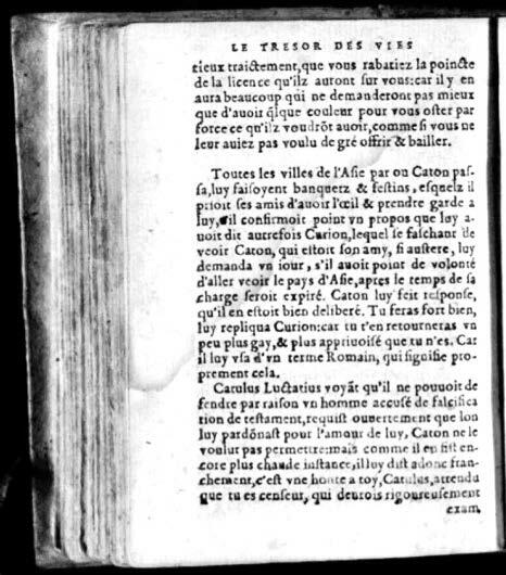 1574 - Benoît Rigaud - Trésor des vies de Plutarque - Avignon
