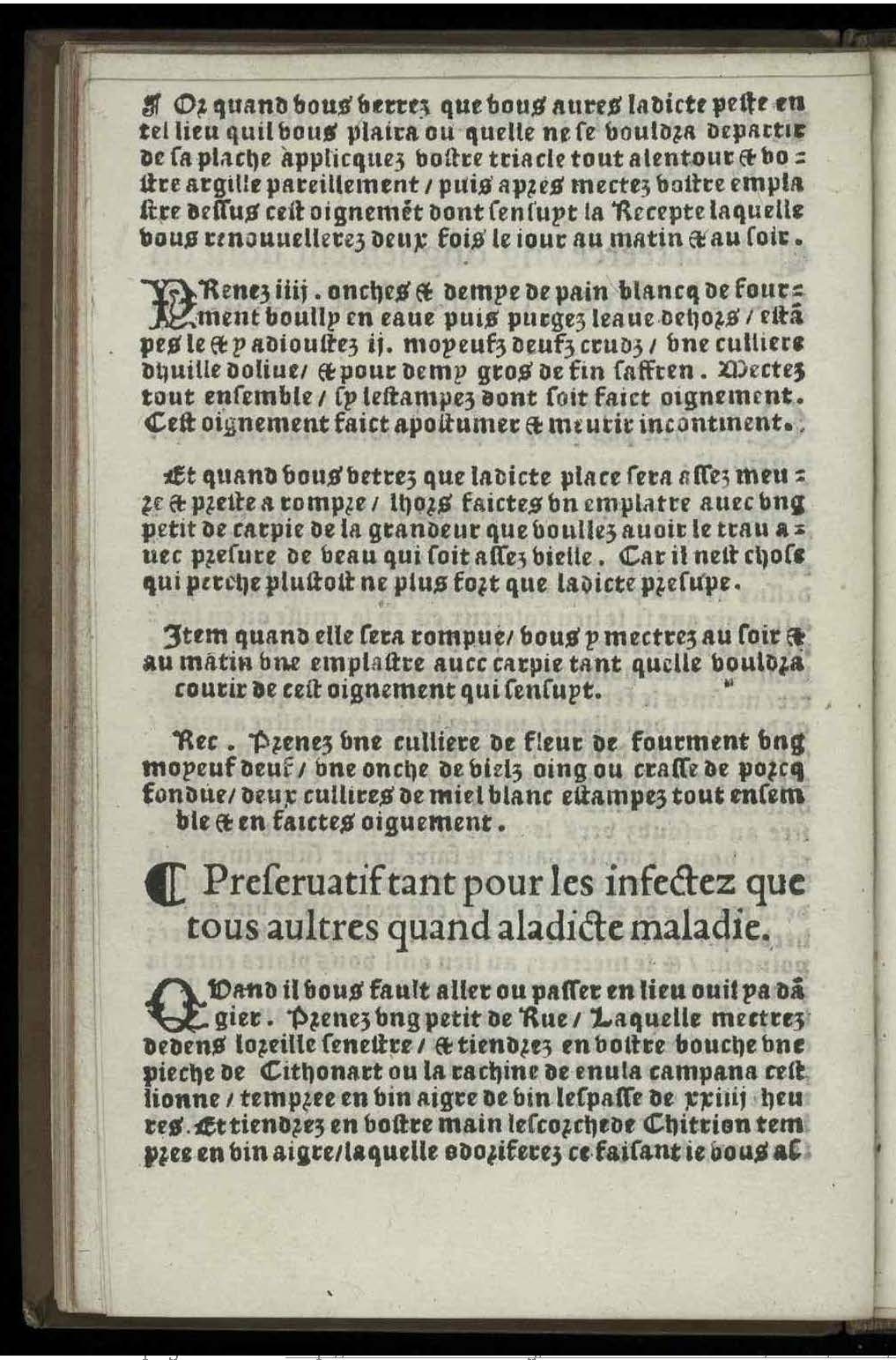 1544 - Josse Lambert - Trésor du remède préservatif et guérison de la peste - UGent