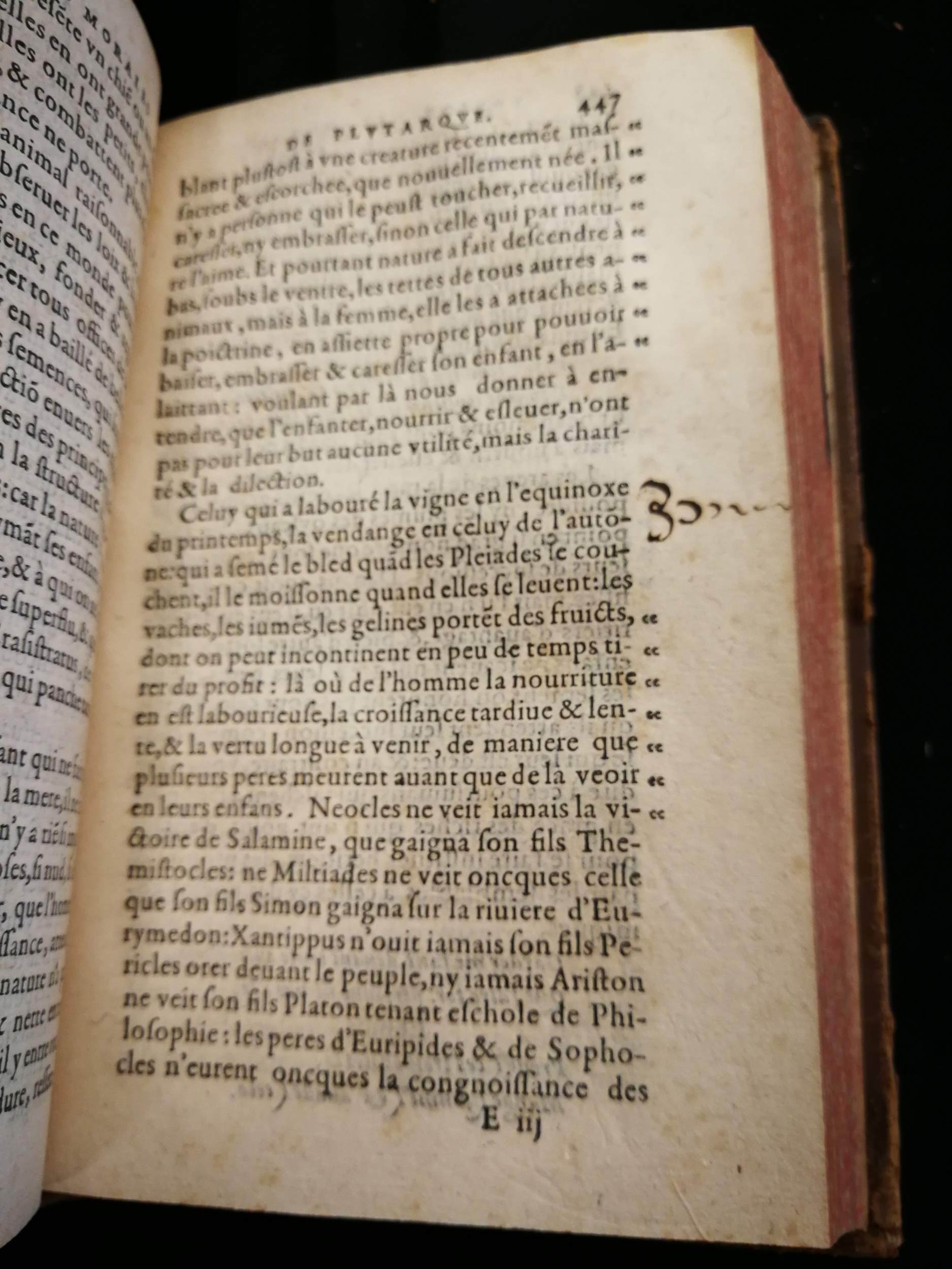 1577 - Jean Poupy - Trésor des morales de Plutarque - Les Méjanes, Aix-en-Provence