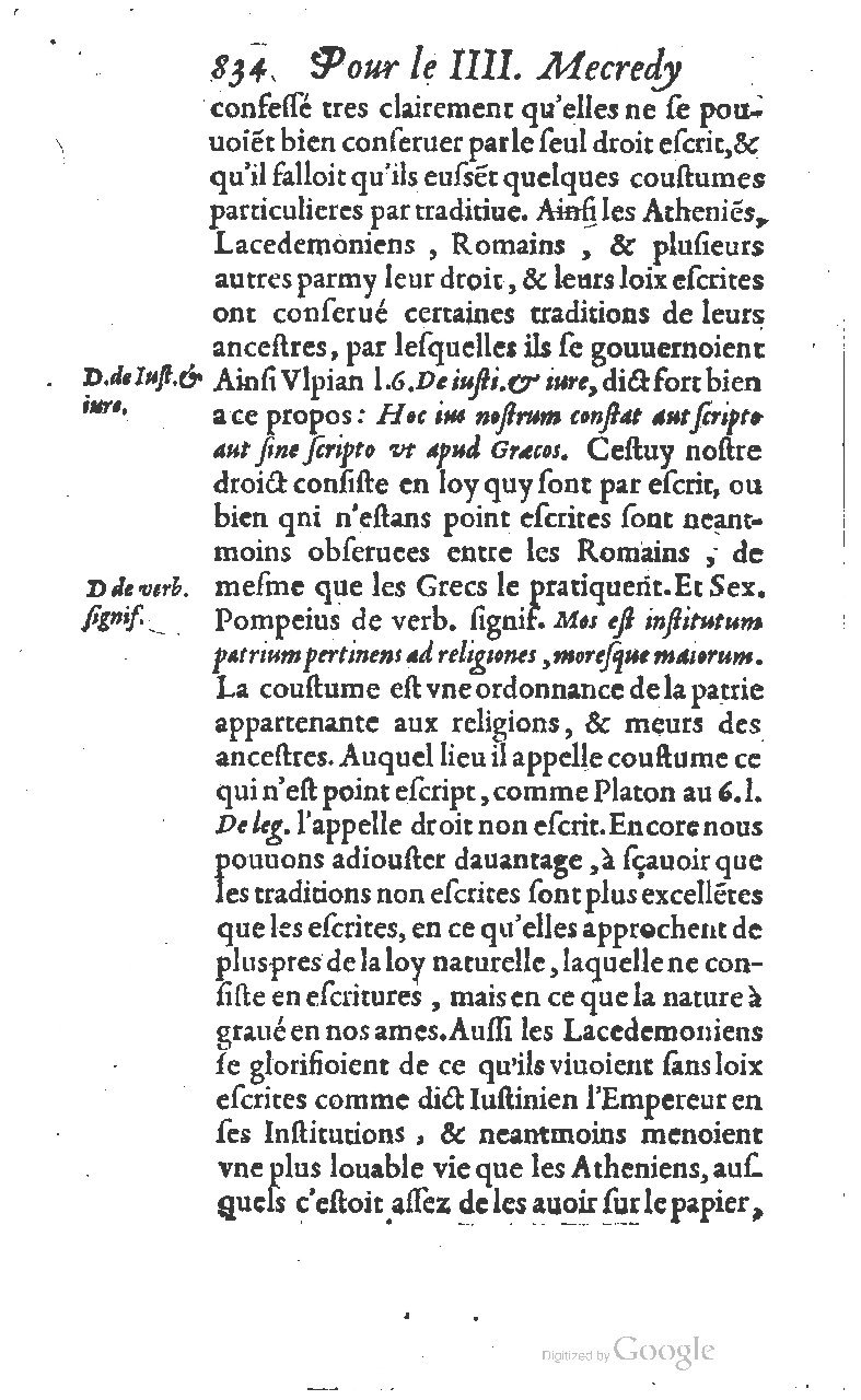 1607 - Nicolas Du Fossé - Trésor quadragésimal - T 01 - BM Lyon