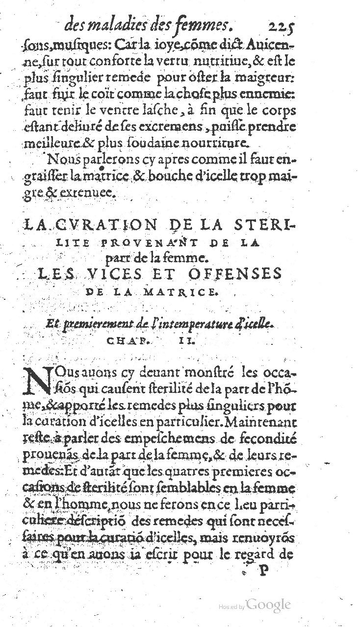 1585 - Jacques du Puis - Trésor des remèdes secrets pour les maladies des femmes - BnF