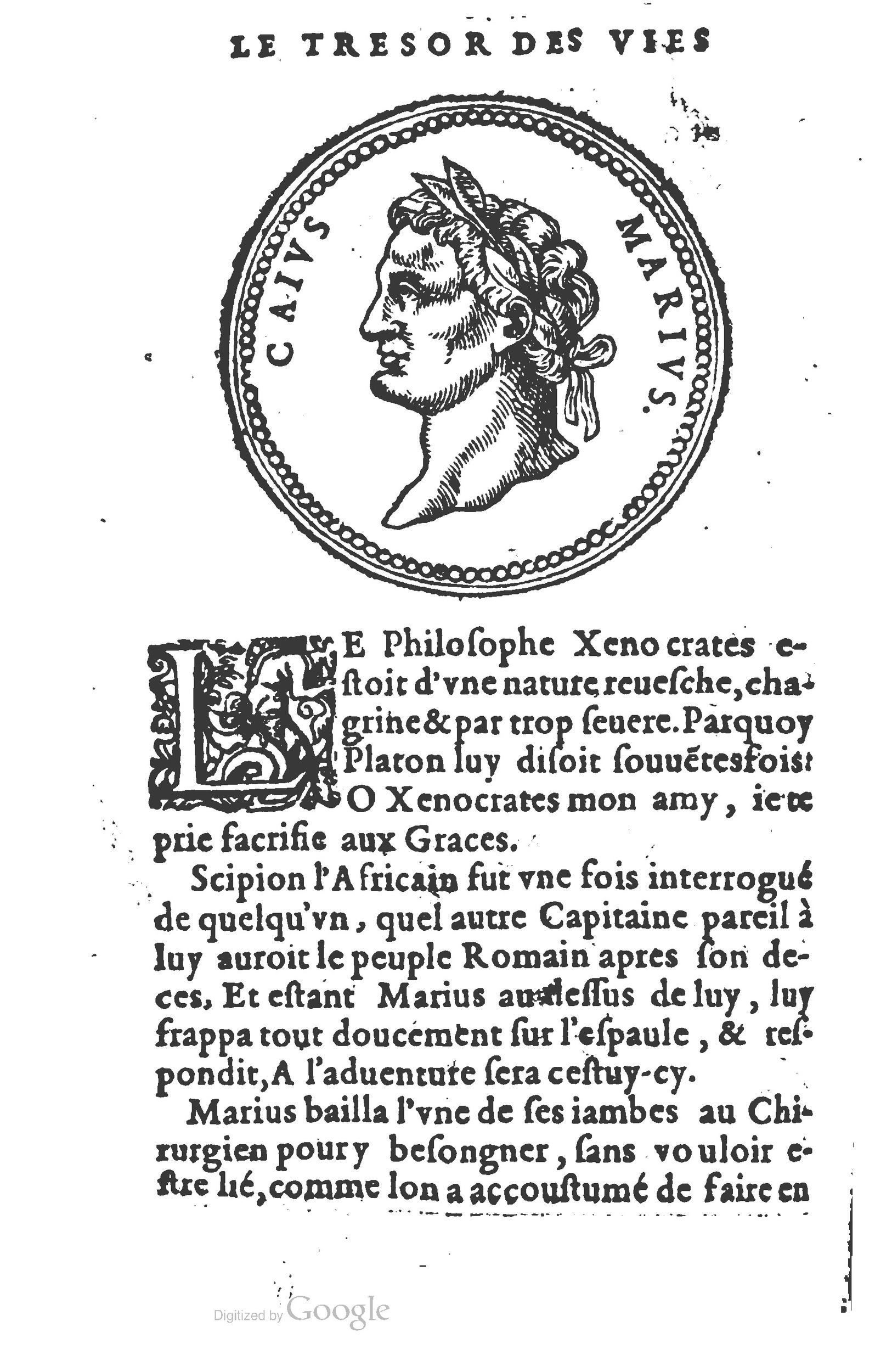 1577 - Claude Micard - Trésor des vies de Plutarque - BSB Munich 1577 - Claude Micard - Trésor des vies de Plutarque - BSB Munich