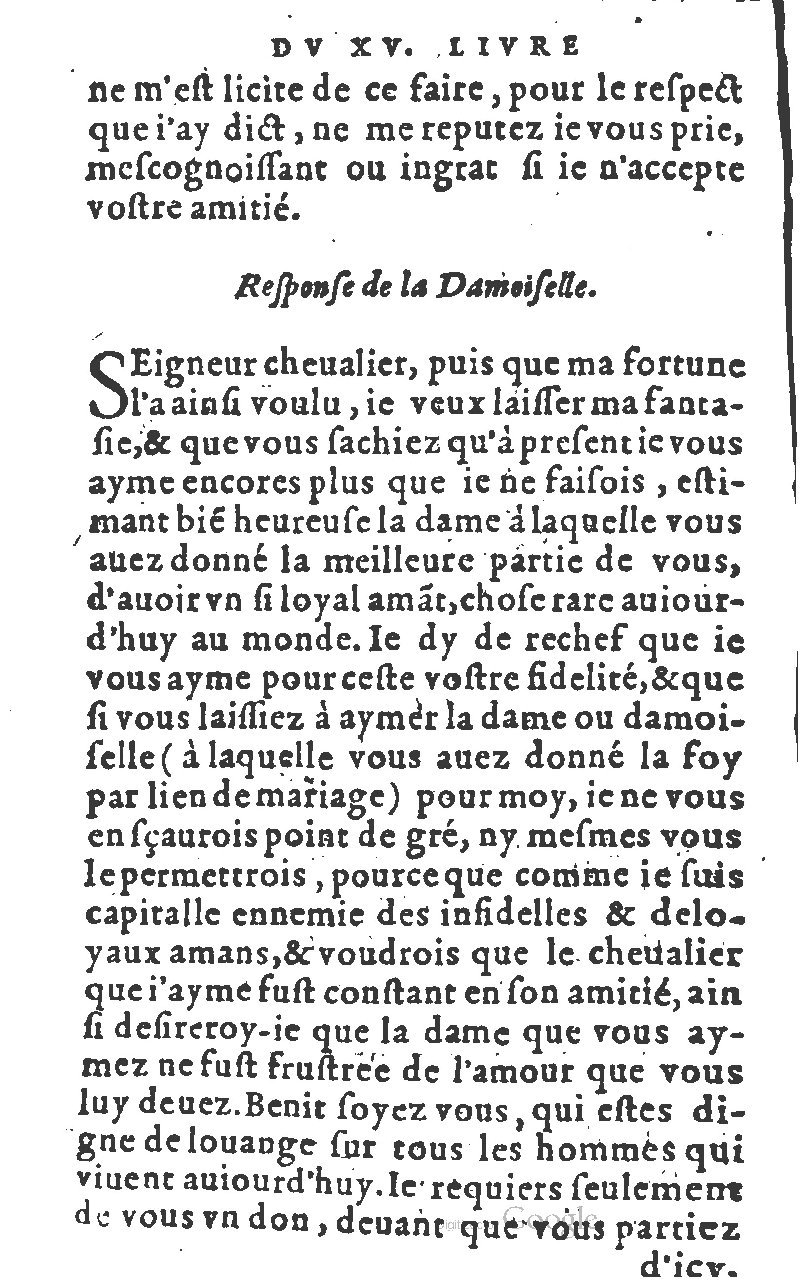 1582 - Jean Huguetan - Trésor des Amadis T. 1 - BM Lyon