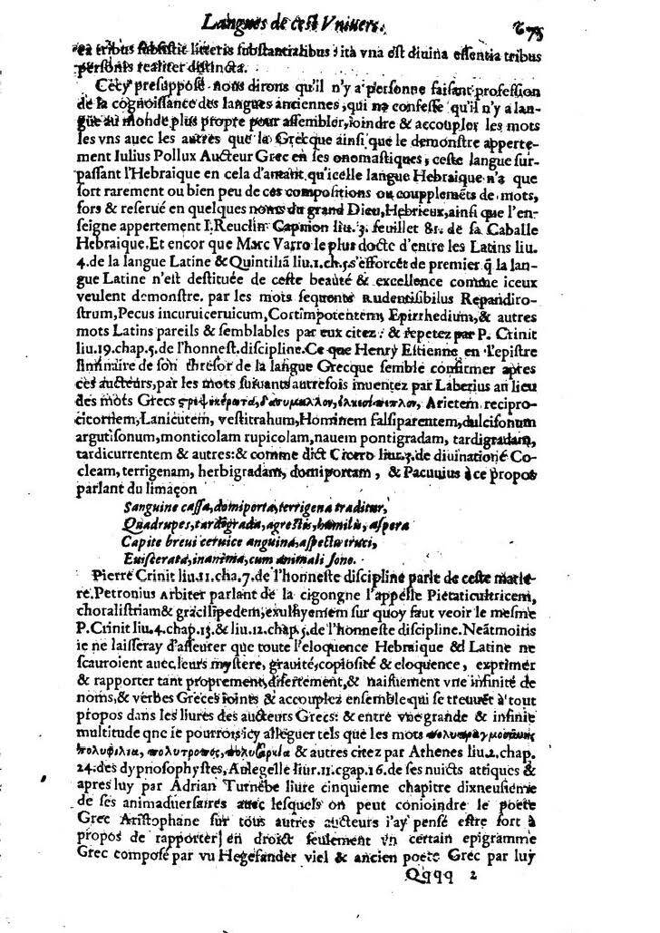 1613 - Matthieu Berjon - Trésor de l’histoire des langues de cet univers - BM Lyon