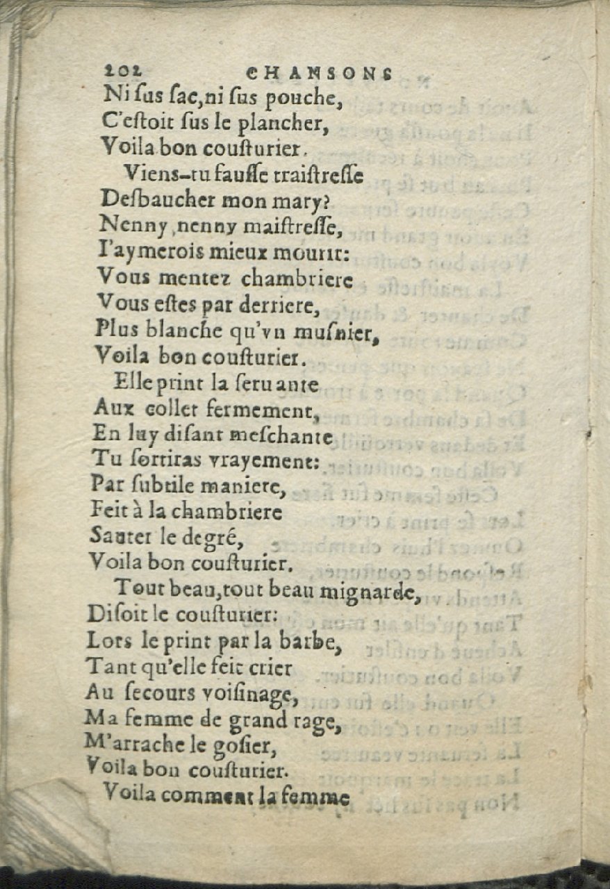 1575 - Pierre Brenouzet - Trésor de tous les recueils de chansons, tant amoureuses, rustiques, que musicales - Det KLG Copenhague