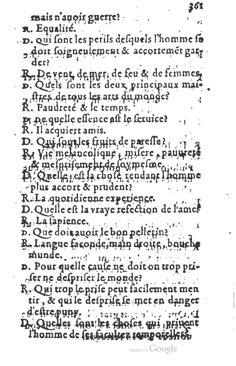 1581 - Nicolas Bonfons  - Trésor des sentences dorées - Princeton