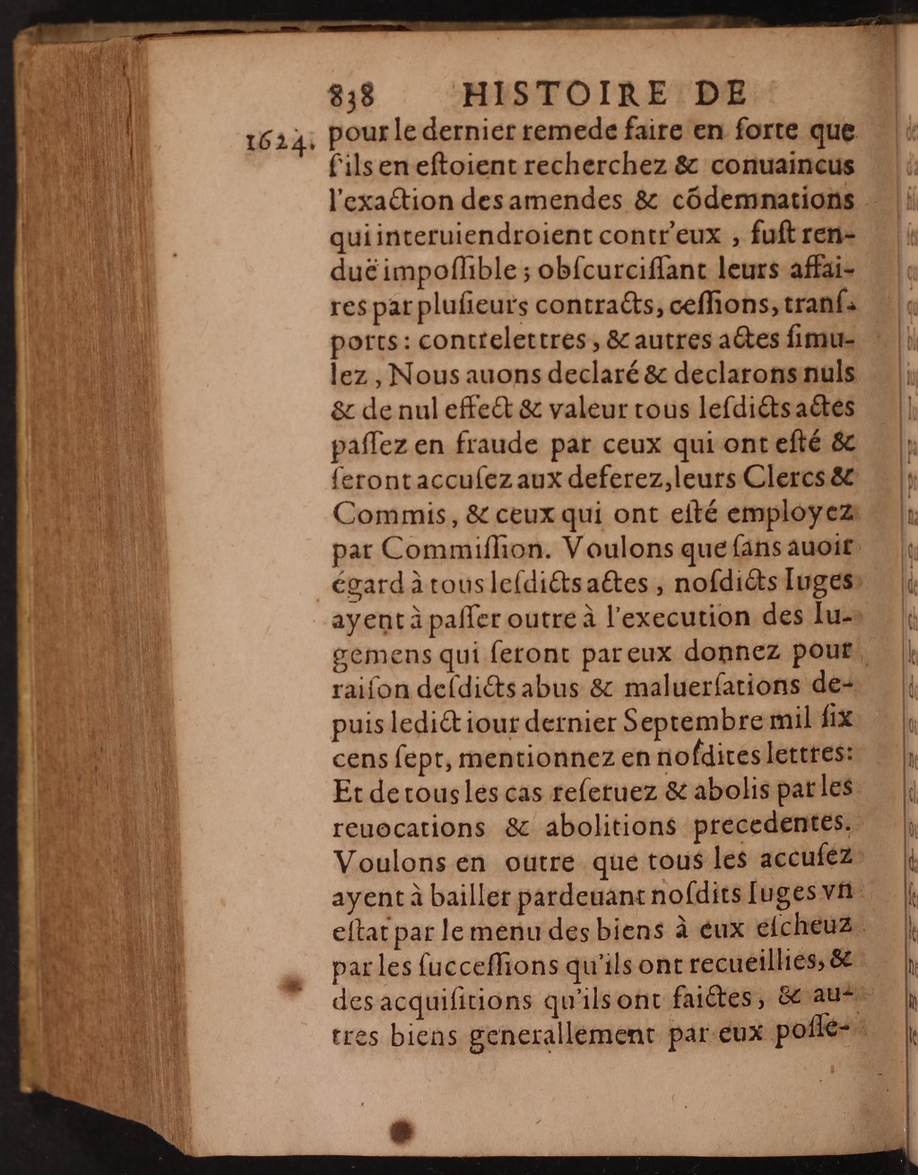 1626 - Joseph Bouillerot - Trésor de l’histoire générale de notre temps - BnF Arsenal
