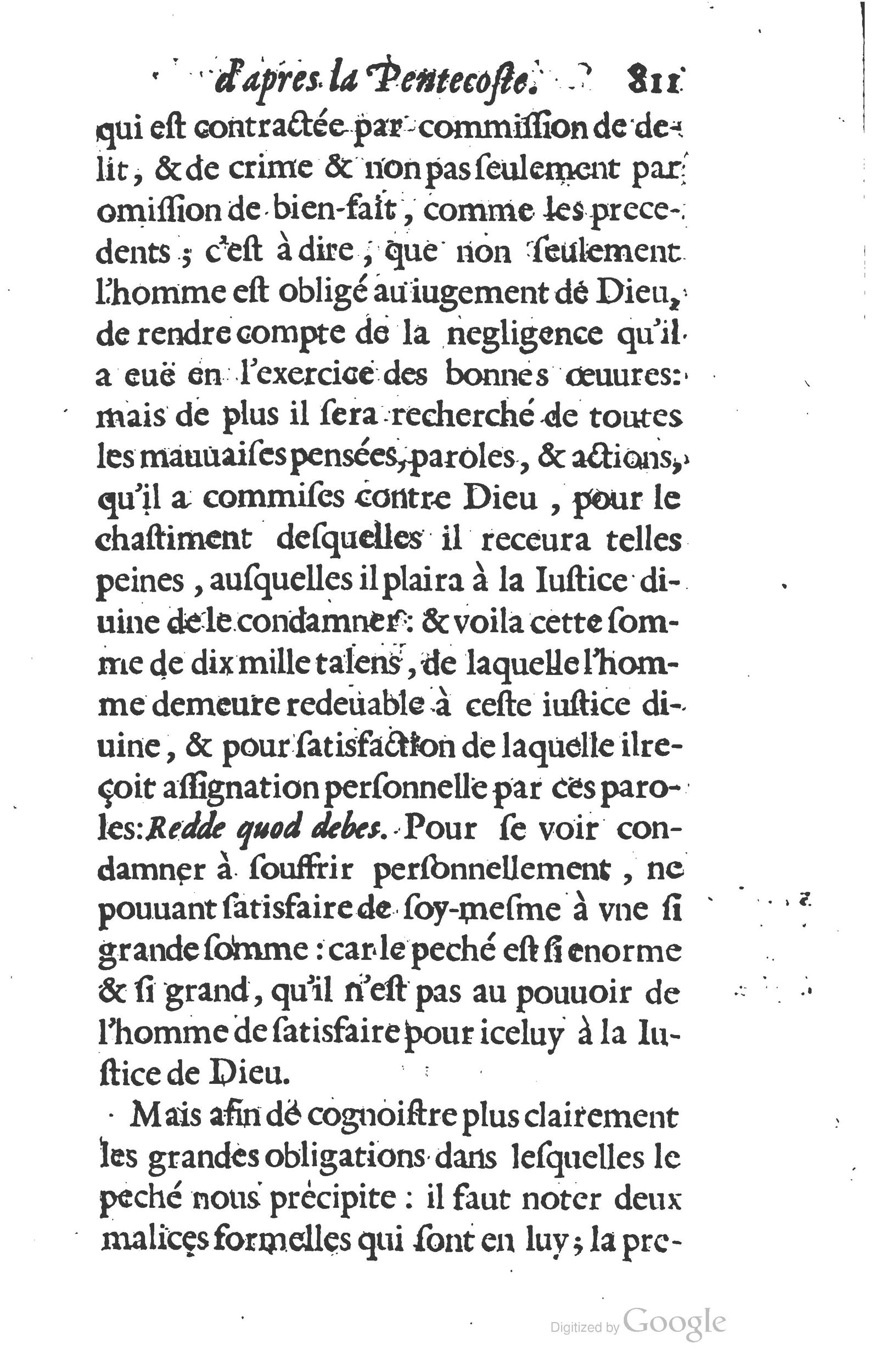 1629 - Manassés de Préaulx - Sermons ou Trésors de la piété chrétienne - BM Lyon