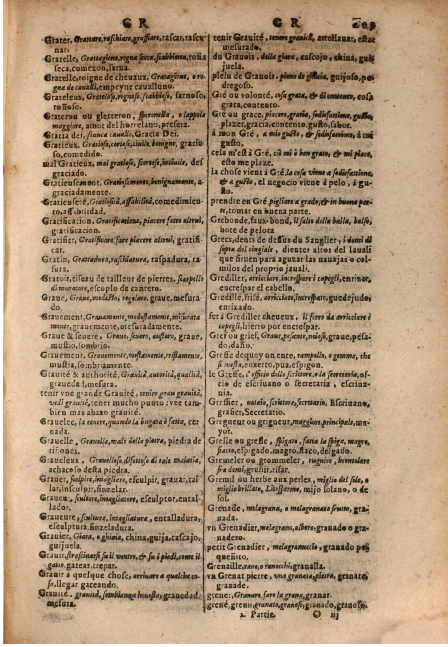 1637 - Jacques Crespin - Trésor des trois langues (Trois parties) - BSB Munich