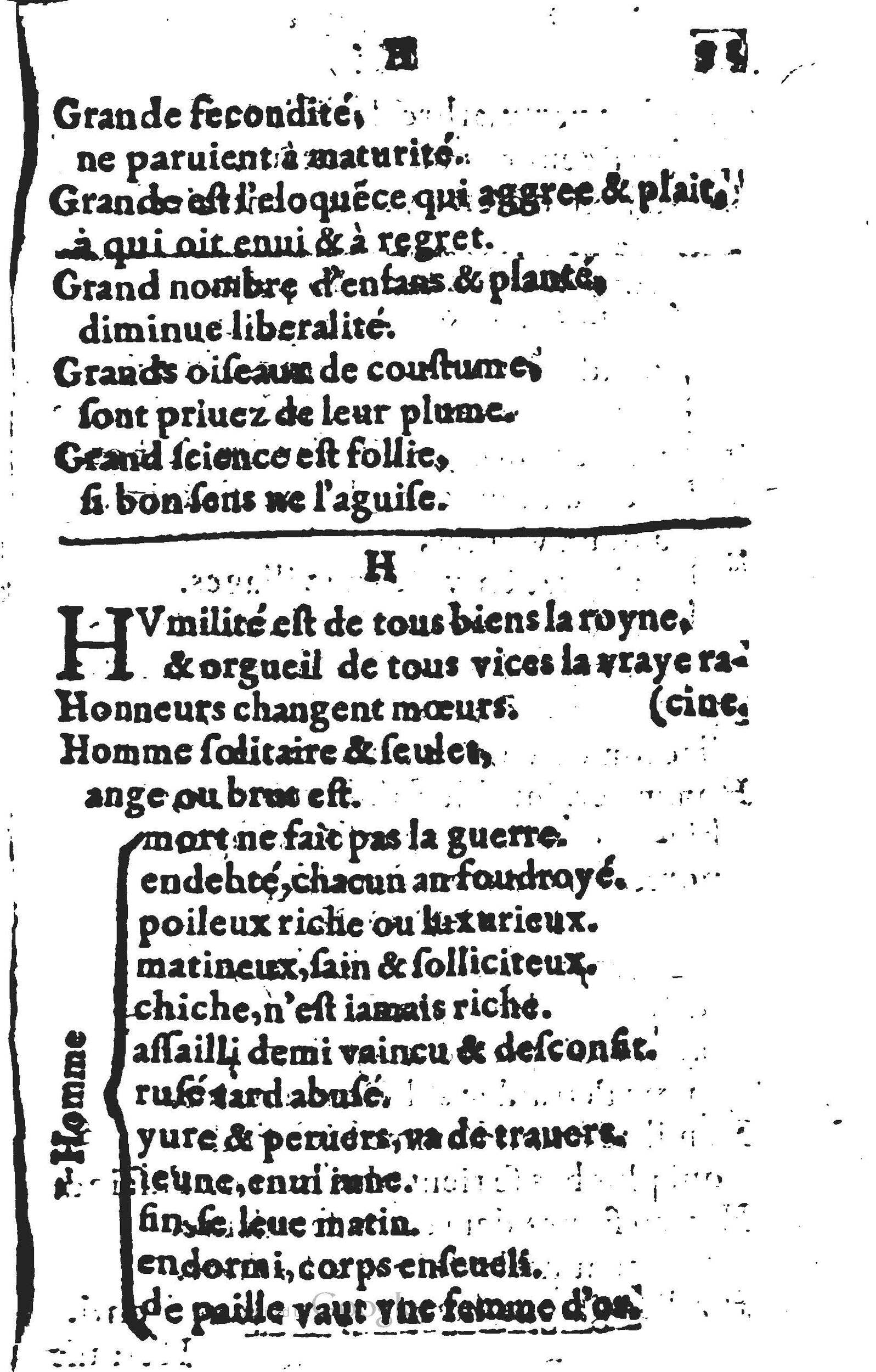 1578 - Nicolas Lescuyer - Trésor des sentences dorées - UGent