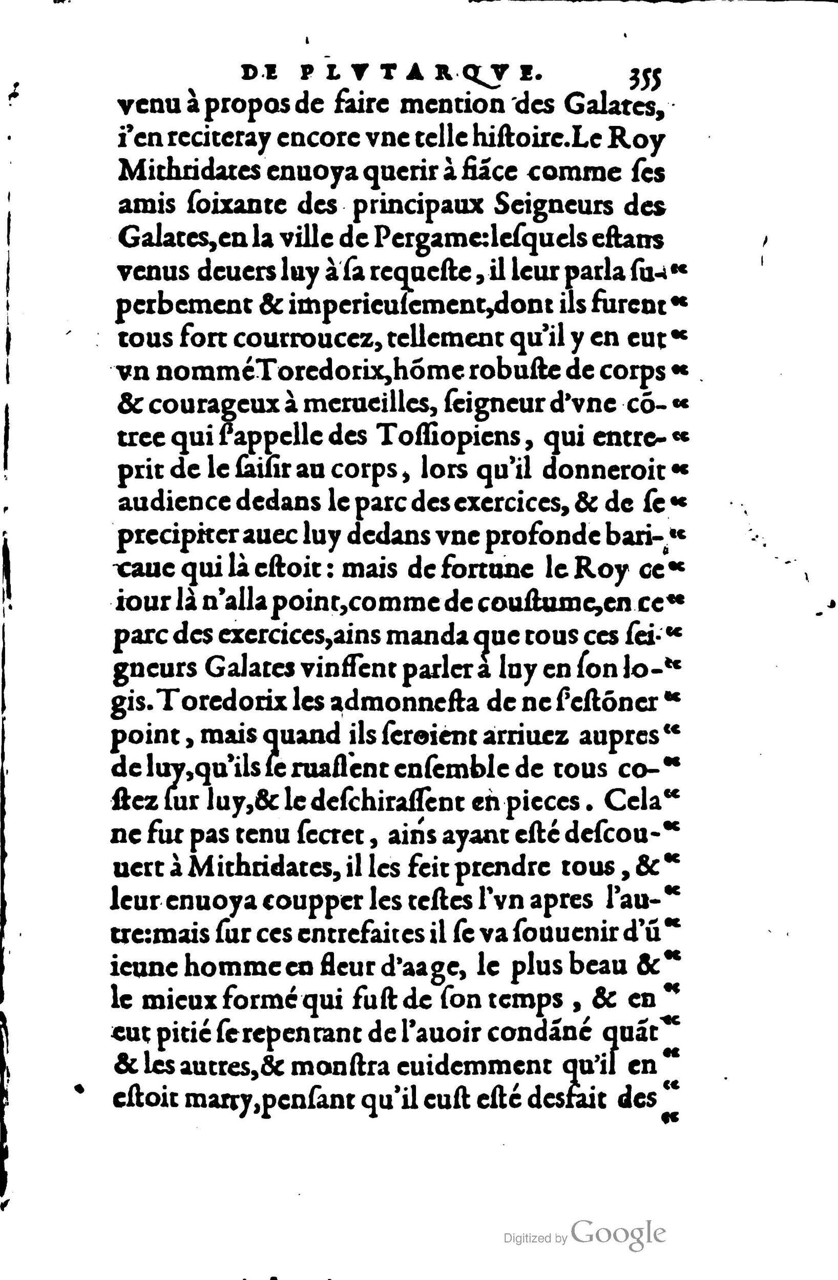 1578 - Jean Poupy - Trésor des morales de Plutarque - BSB Munich