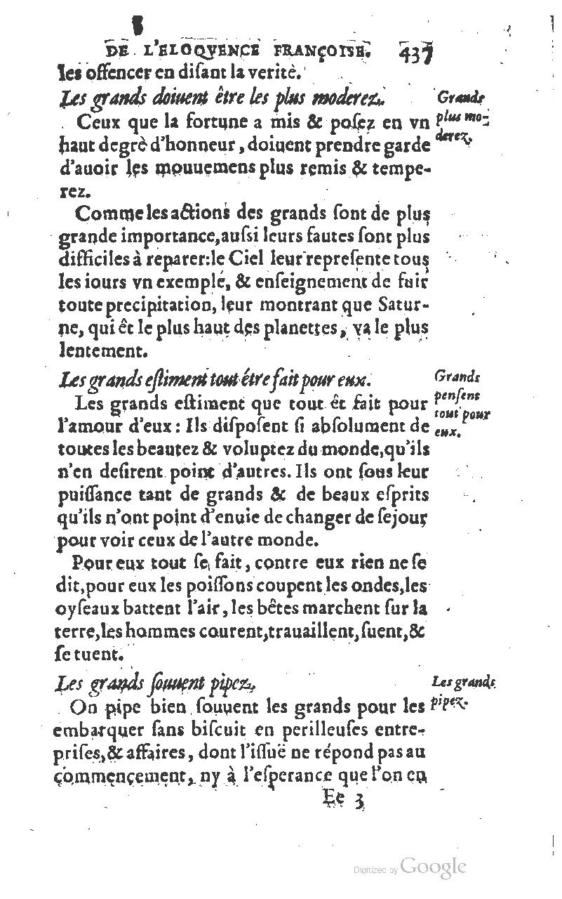 1610 - Louis Coste - Trésor de l’éloquence française (Seconde partie) - BM Lyon