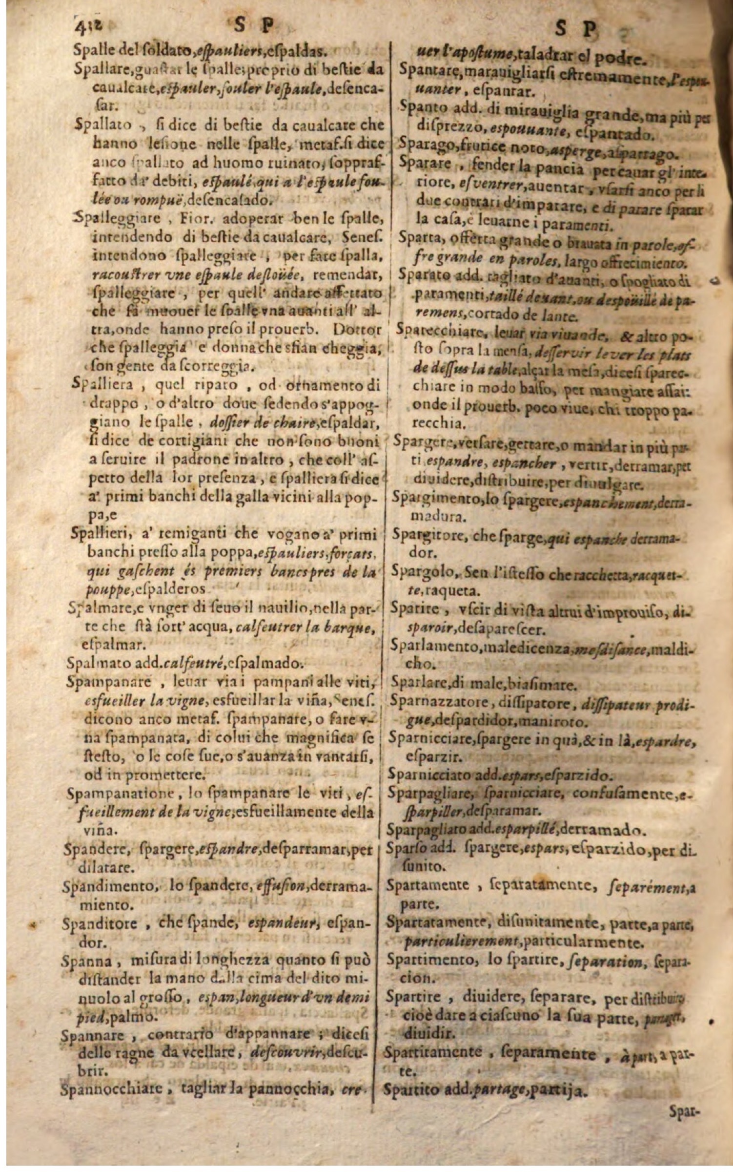 1644 - Jacques Crespin - Trésor des trois langues - Passau 1644 - Jacques Crespin - Trésor des trois langues - Passau
