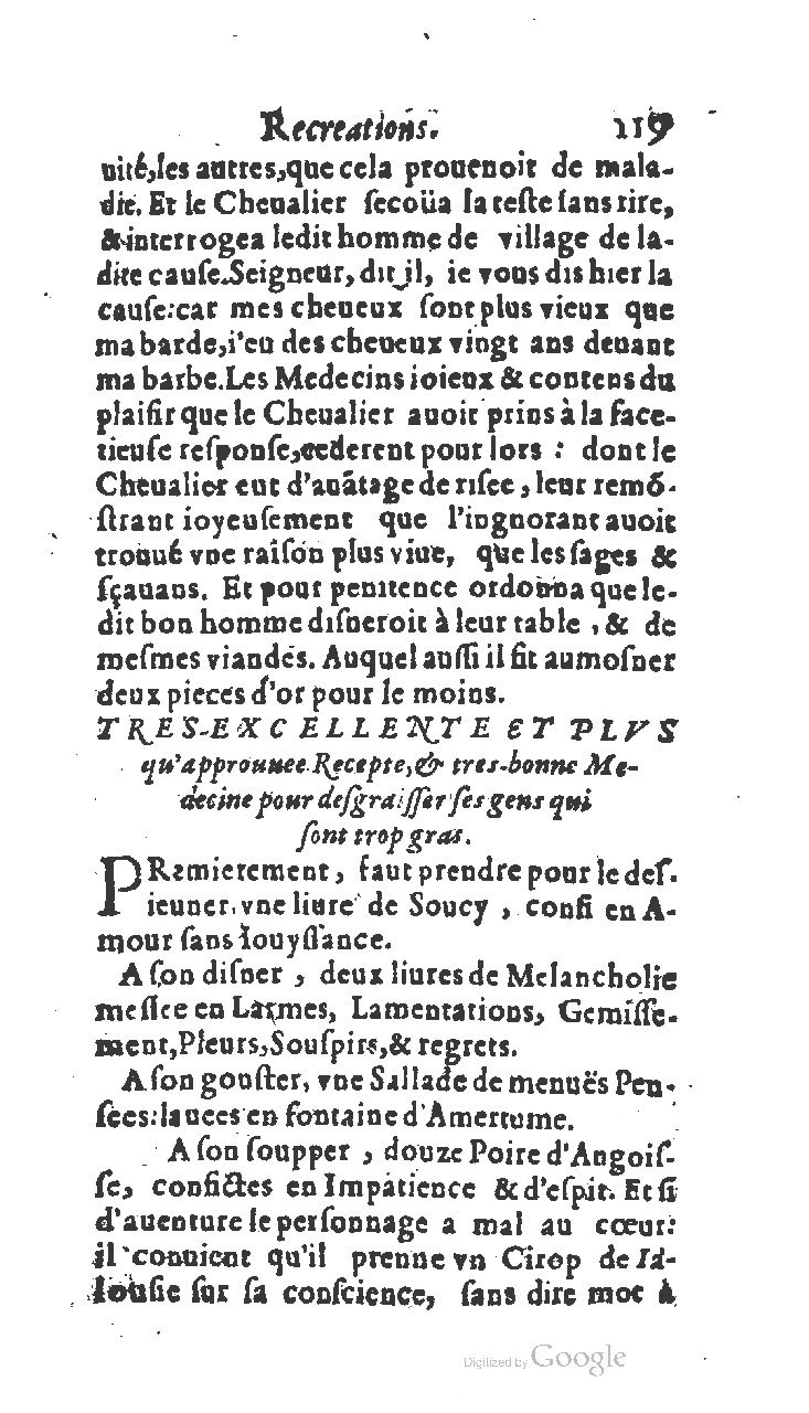 1611 - Jean Osmont - Trésor des récréations - BSB Munich