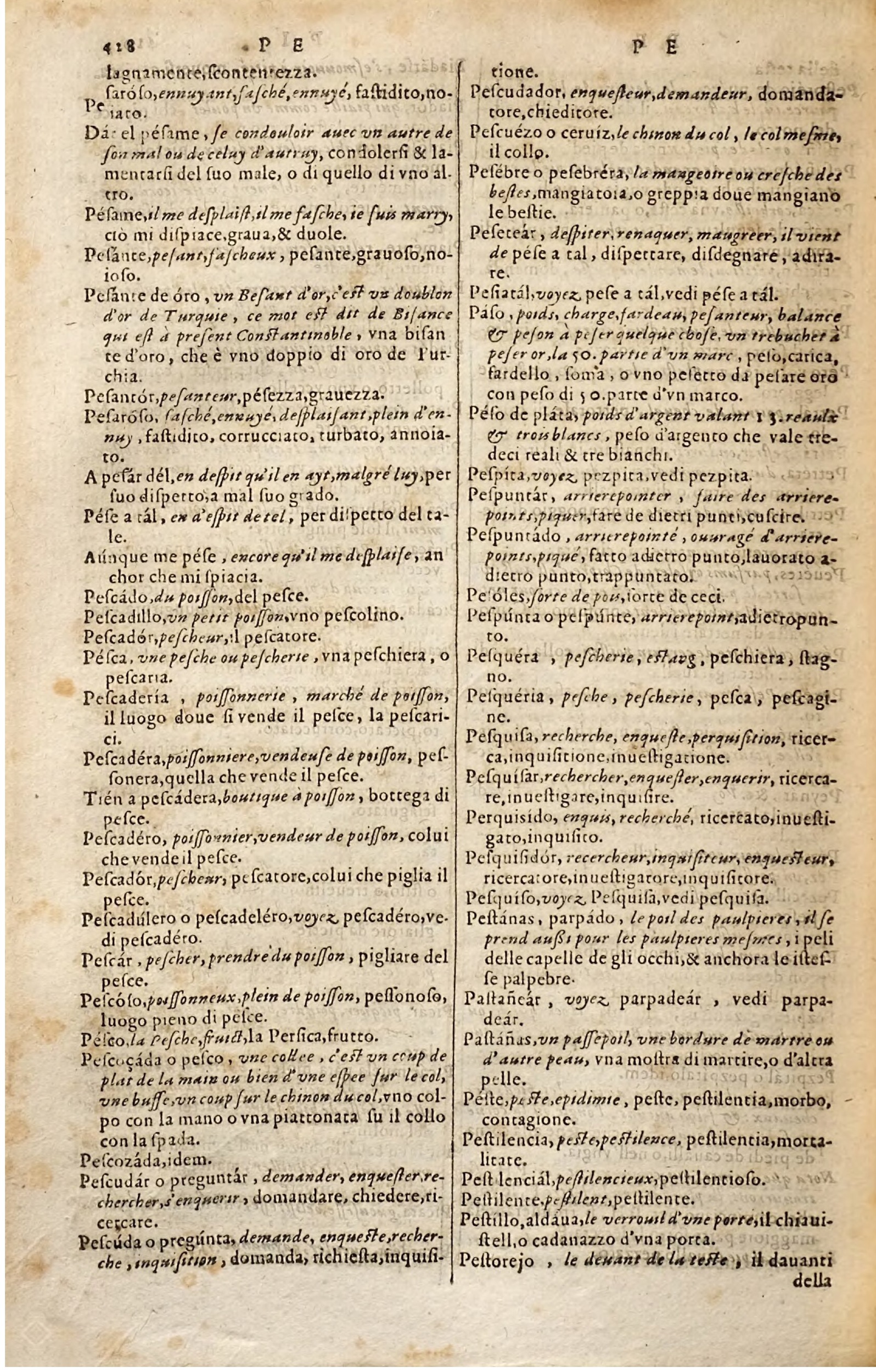 1627 - Jacques Crespin - Trésor des trois langues - Regensburg