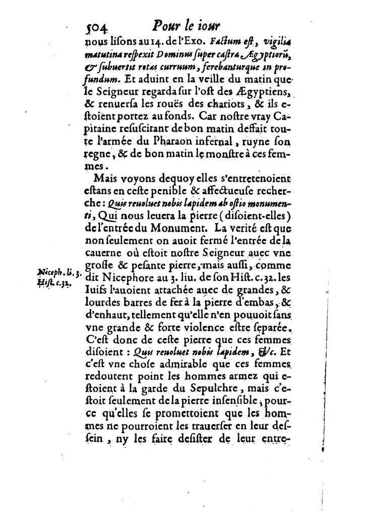 1607 - Nicolas Du Fossé - Trésor quadragésimal - T 02 - BM Lyon