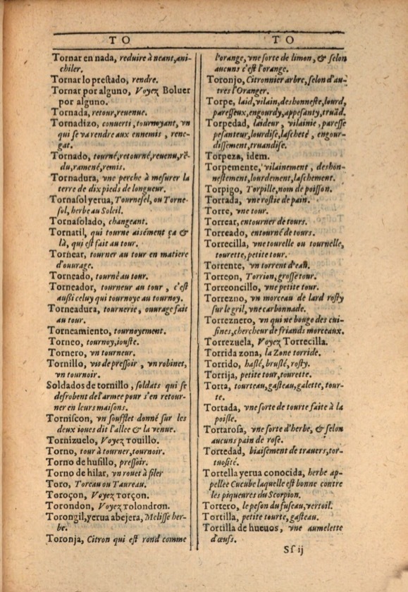 1607 - Marc Orry - Trésor des deux langues espagnole et française (Première et Seconde parties) - ÖNB Wien