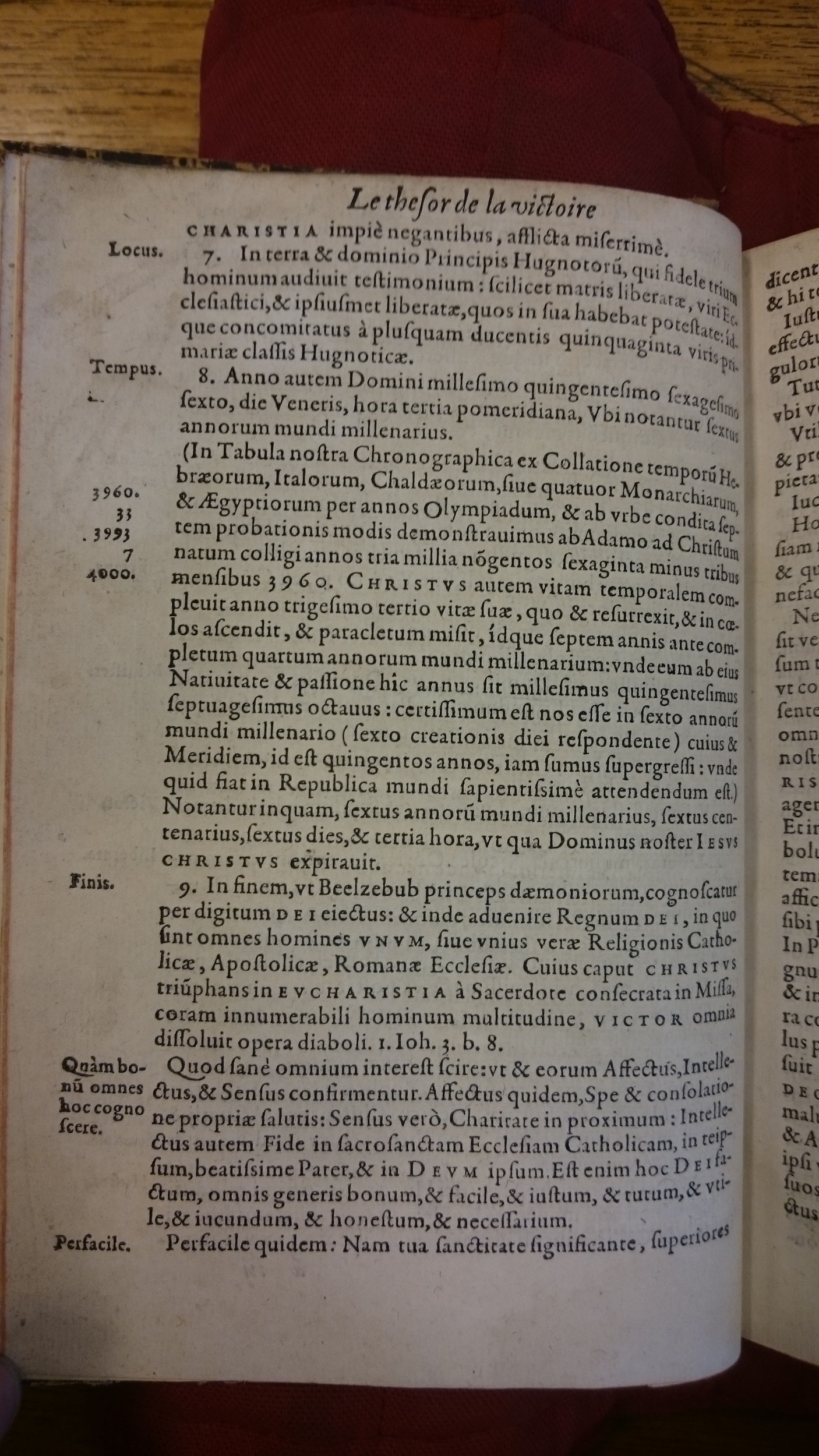 1578 - Nicolas Chesneau - Trésor et entière histoire de la triomphante victoire du corps de Dieu sur l’esprit malin - BM Lyon