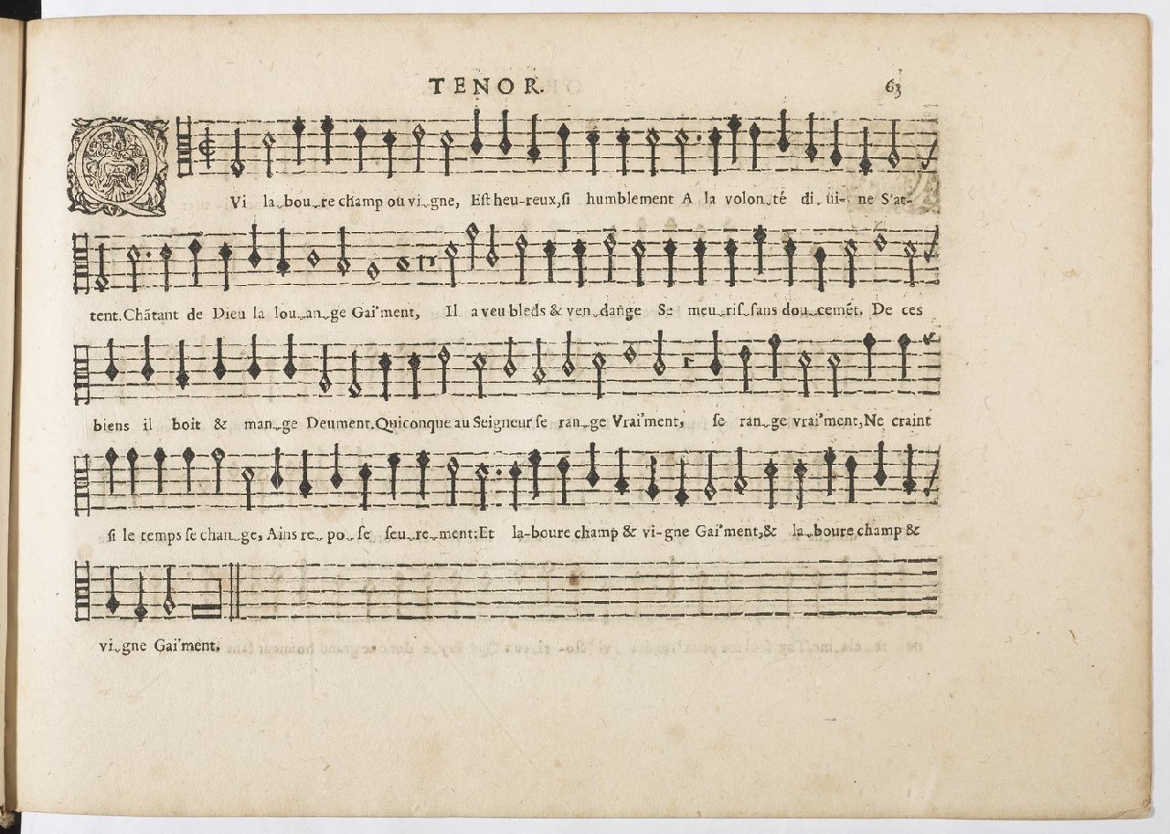 1594 - Paul Marceau - Trésor de musique d&#039;Orlande de Lassus, Superius, Bassus, Tenor, Quinta pars - BnF