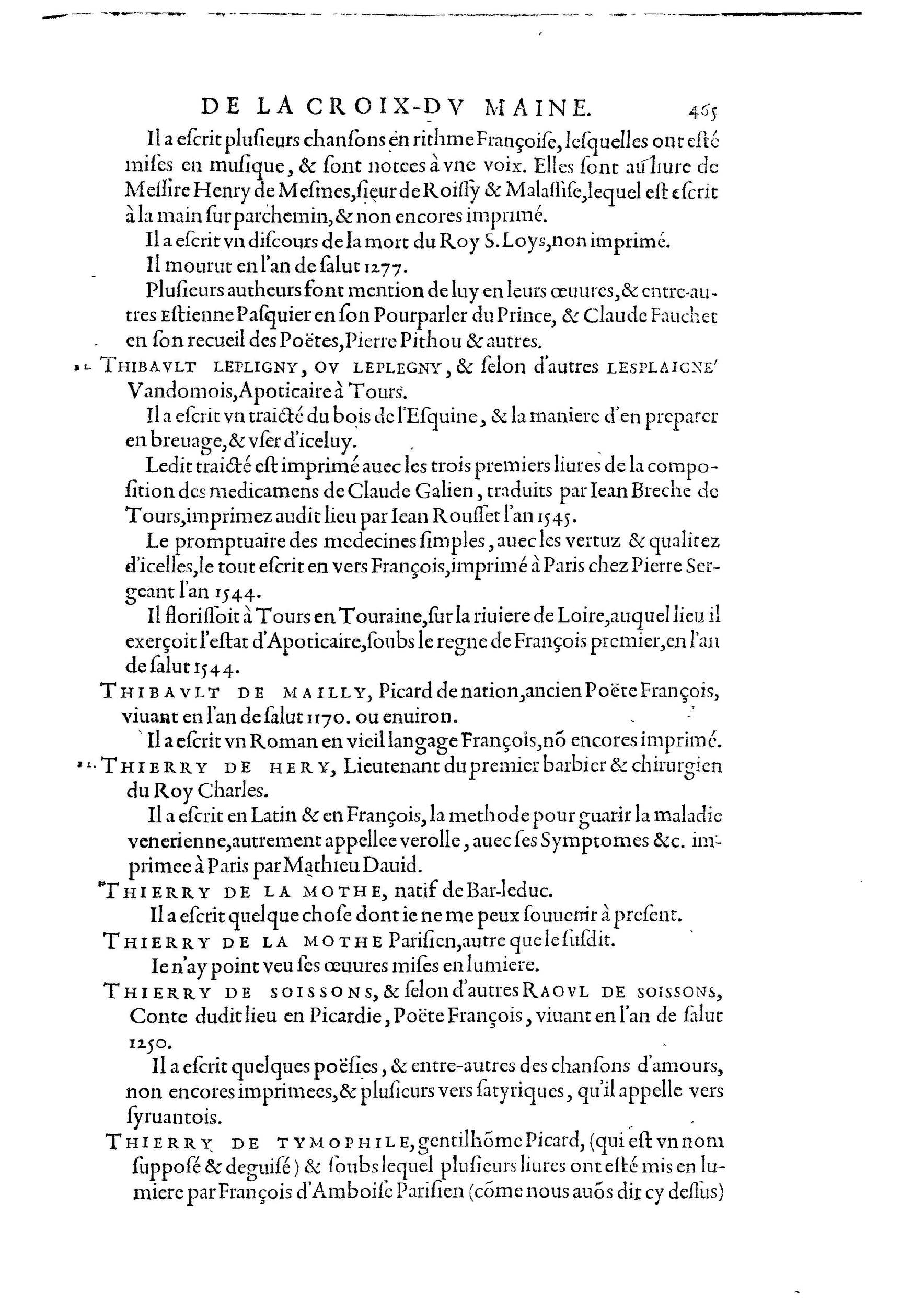 1584 - Abel L&#039;Angelier - Bibliothèques françaises - BnF