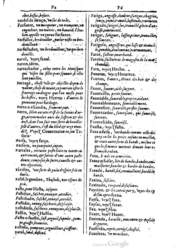1616 - Veuve Marc Orry - Trésor des deux langues espagnole et française (Première et Seconde parties) - BM Lyon