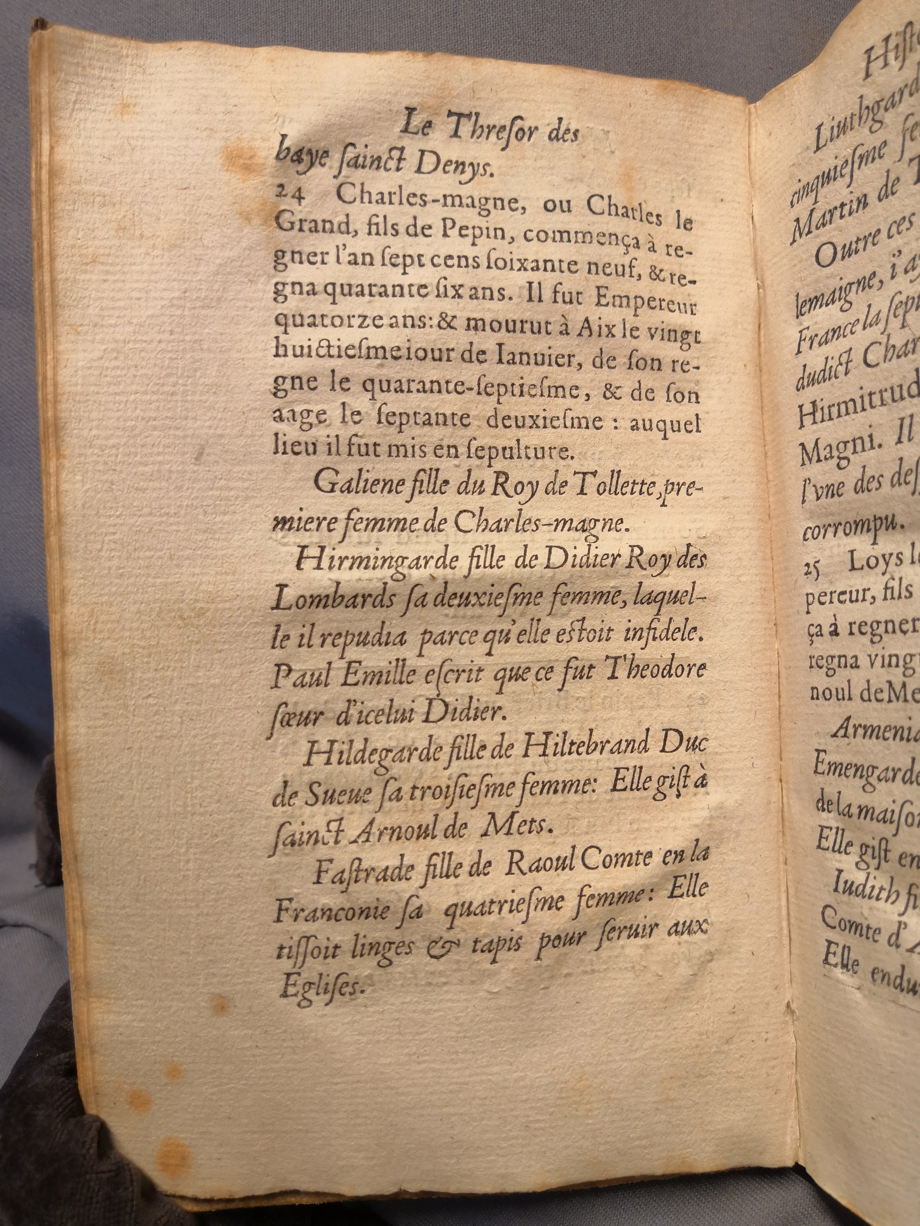 1614 - Jean Corrozet - Trésor des histoires de France - Amsterdam
