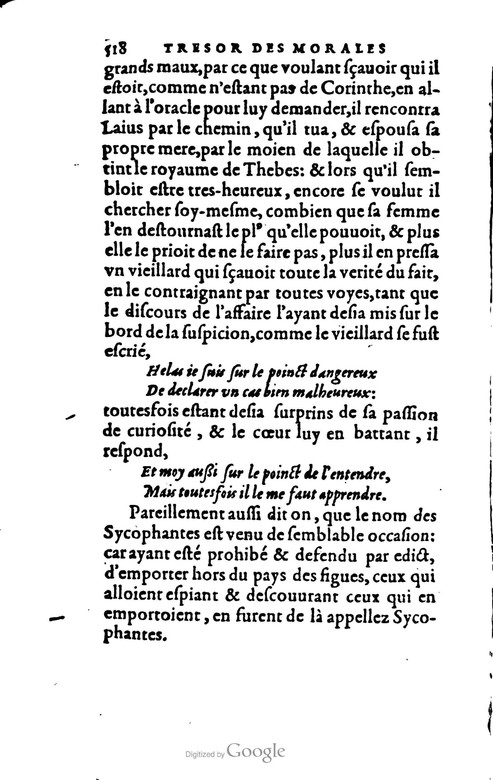 1578 - Jean Poupy - Trésor des morales de Plutarque - BSB Munich