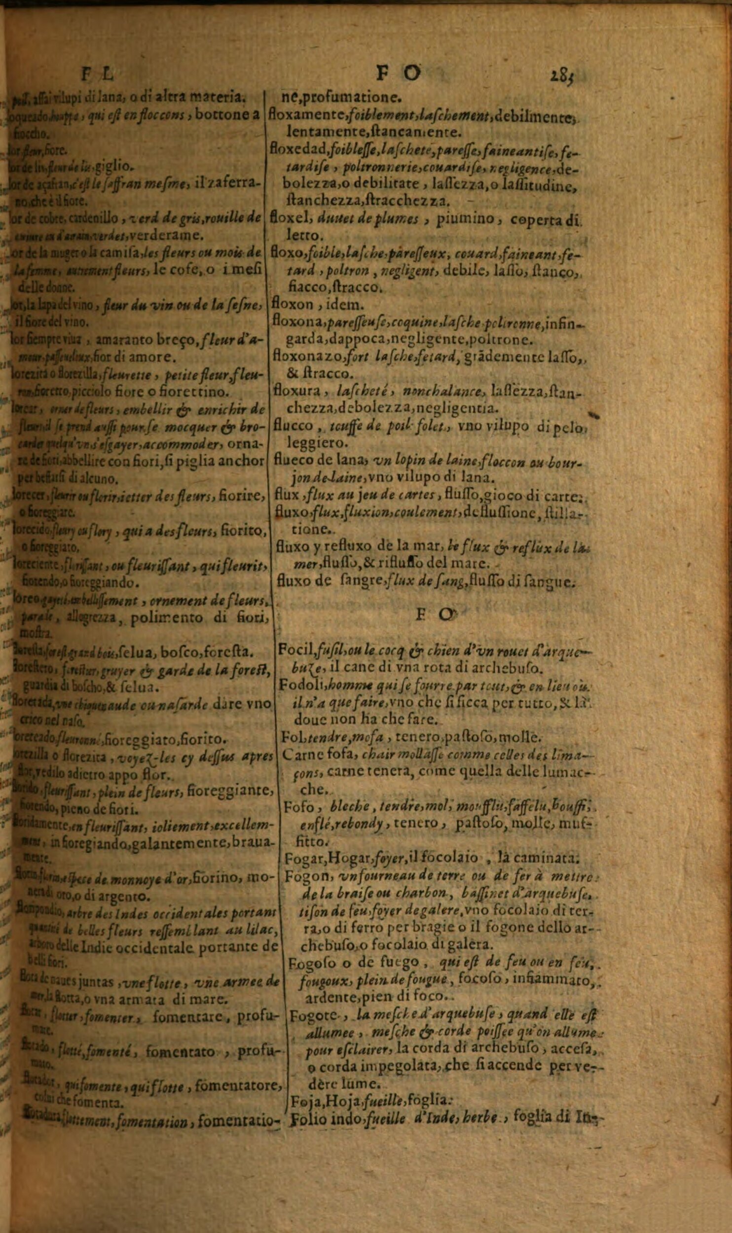 1617 - Samuel Crespin - Trésor des trois langues espagnole, française et italienne (Première partie) - Regensburg