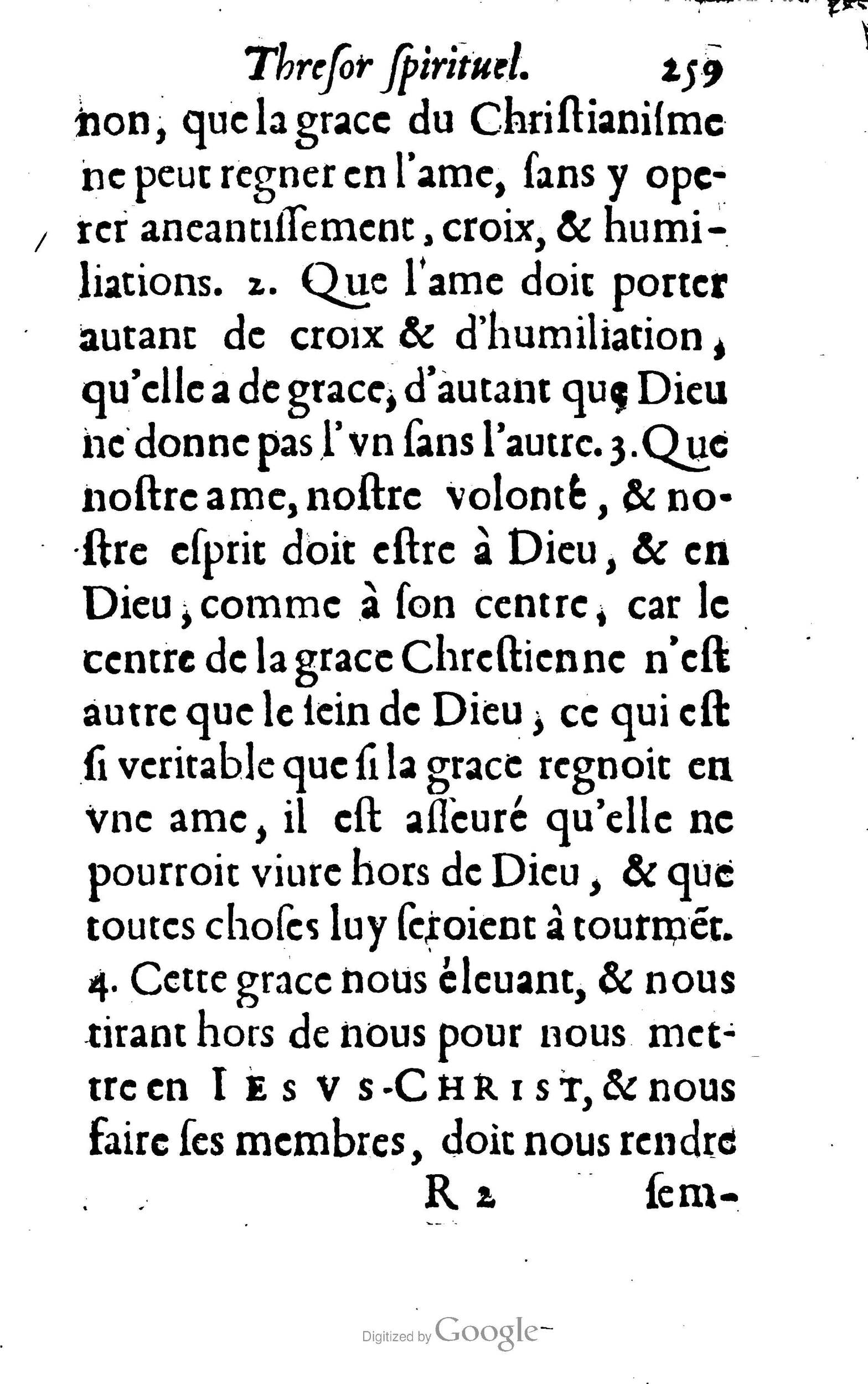 1633 - François Waudré - Trésor spirituel contenant les excellences du christianisme - BM Lyon