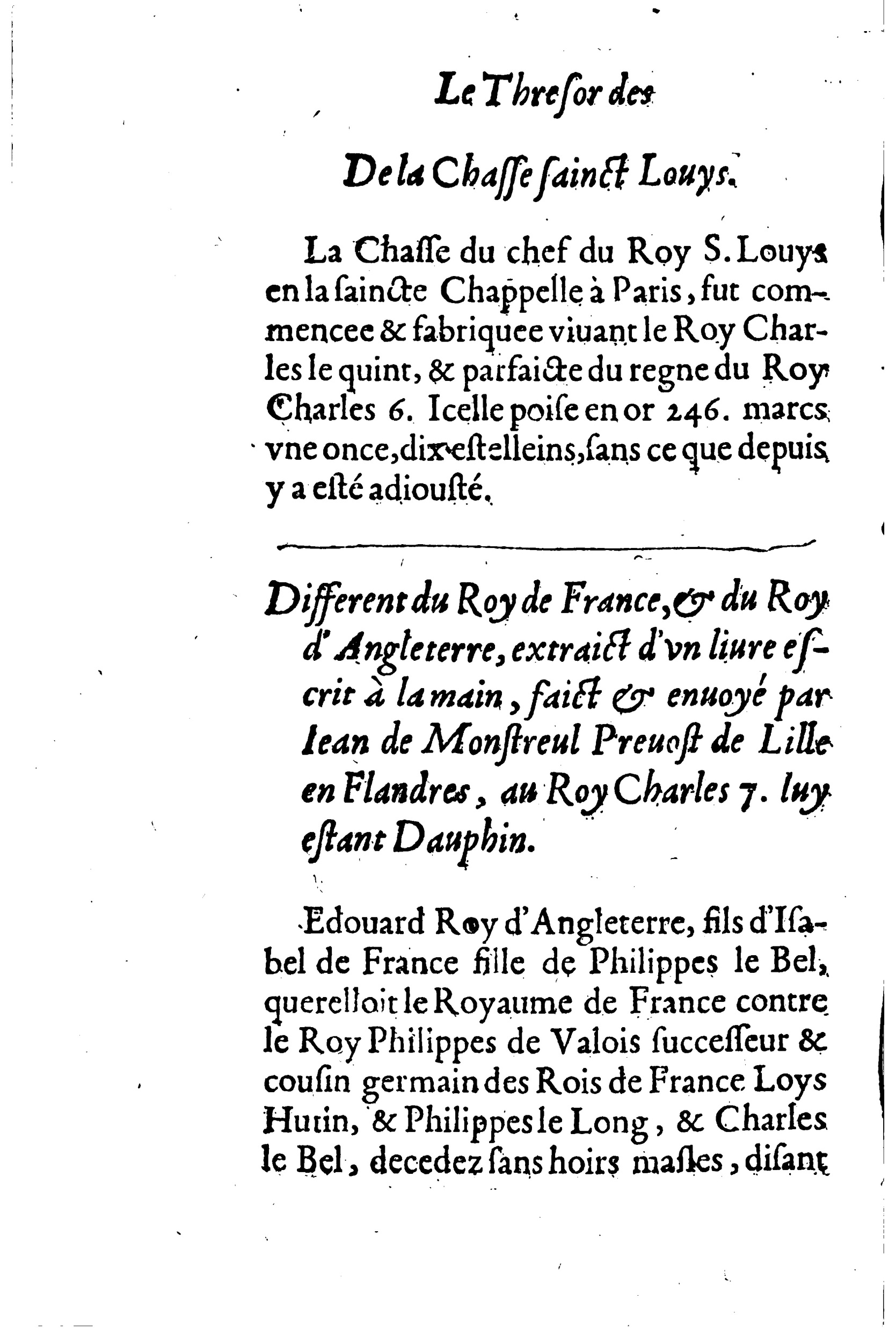 1633 - Jean Corrozet - Trésor des histoires de France - BM Lyon 1633 - Jean Corrozet - Trésor des histoires de France - BM Lyon