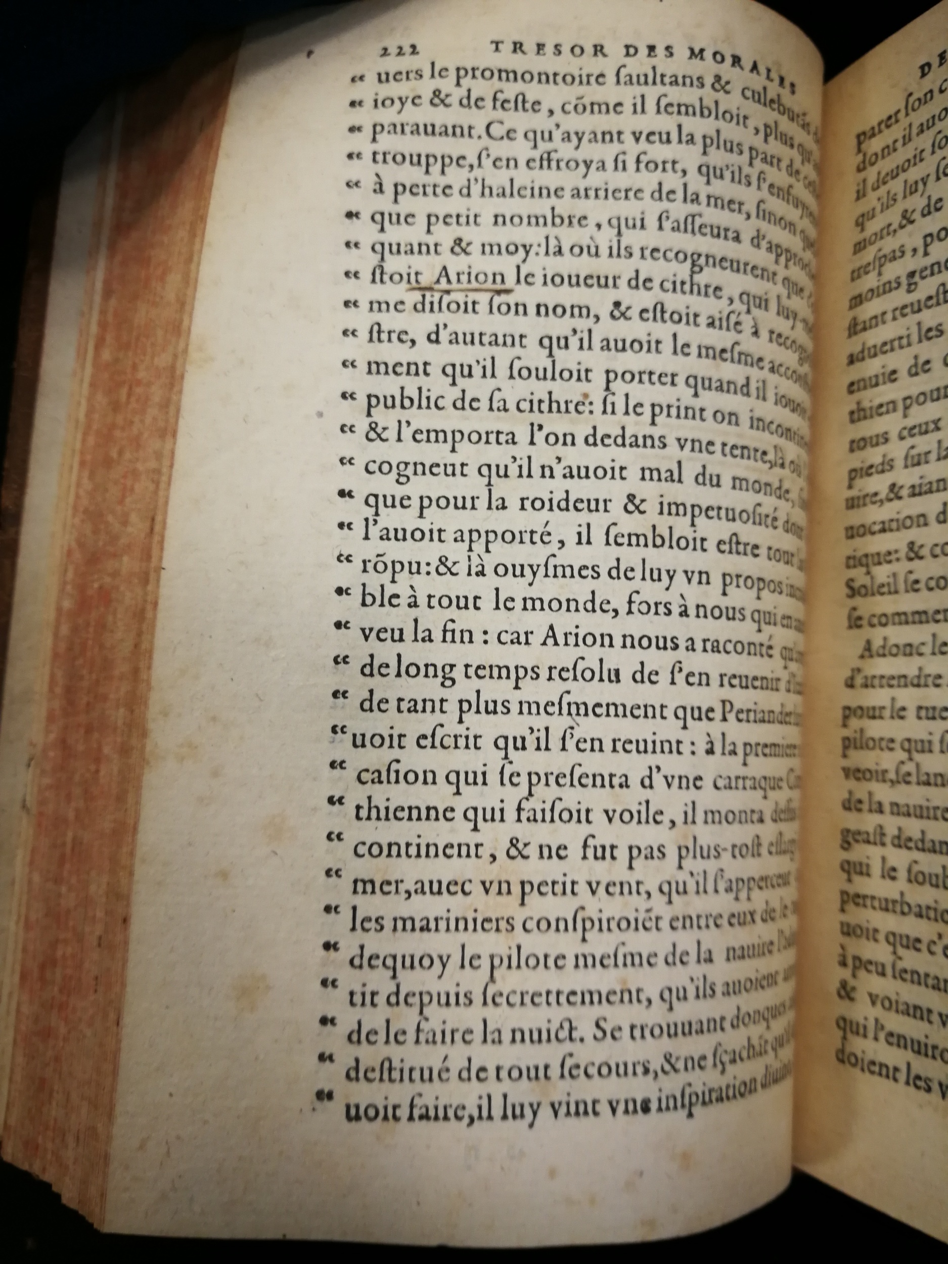 1577 - Jean Poupy - Trésor des morales de Plutarque - Les Méjanes, Aix-en-Provence