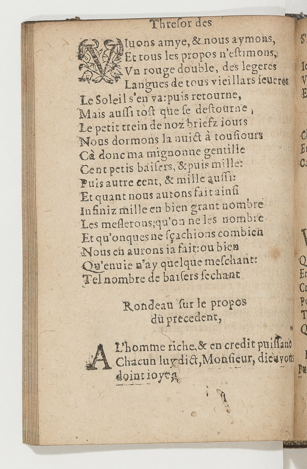 1568c. - Veuve Jean Bonfons - Trésor des joyeuses inventions du parangon de poésies - BnF Arsenal