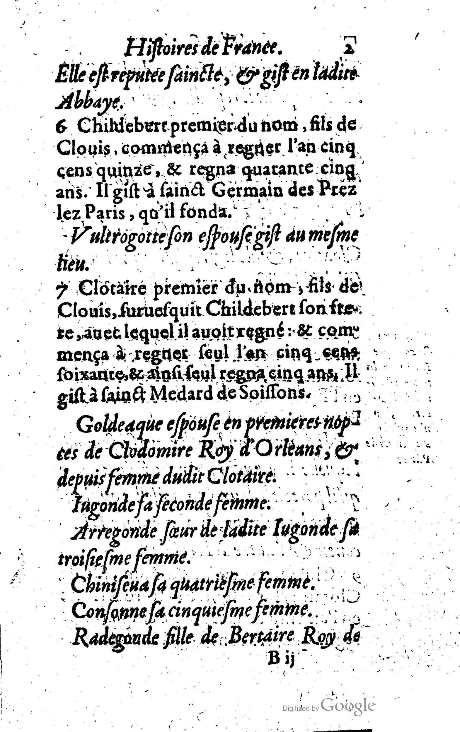 1619 - Jean Corrozet - Trésor des histoires de France - Anvers Musée Plantin-Moretus
