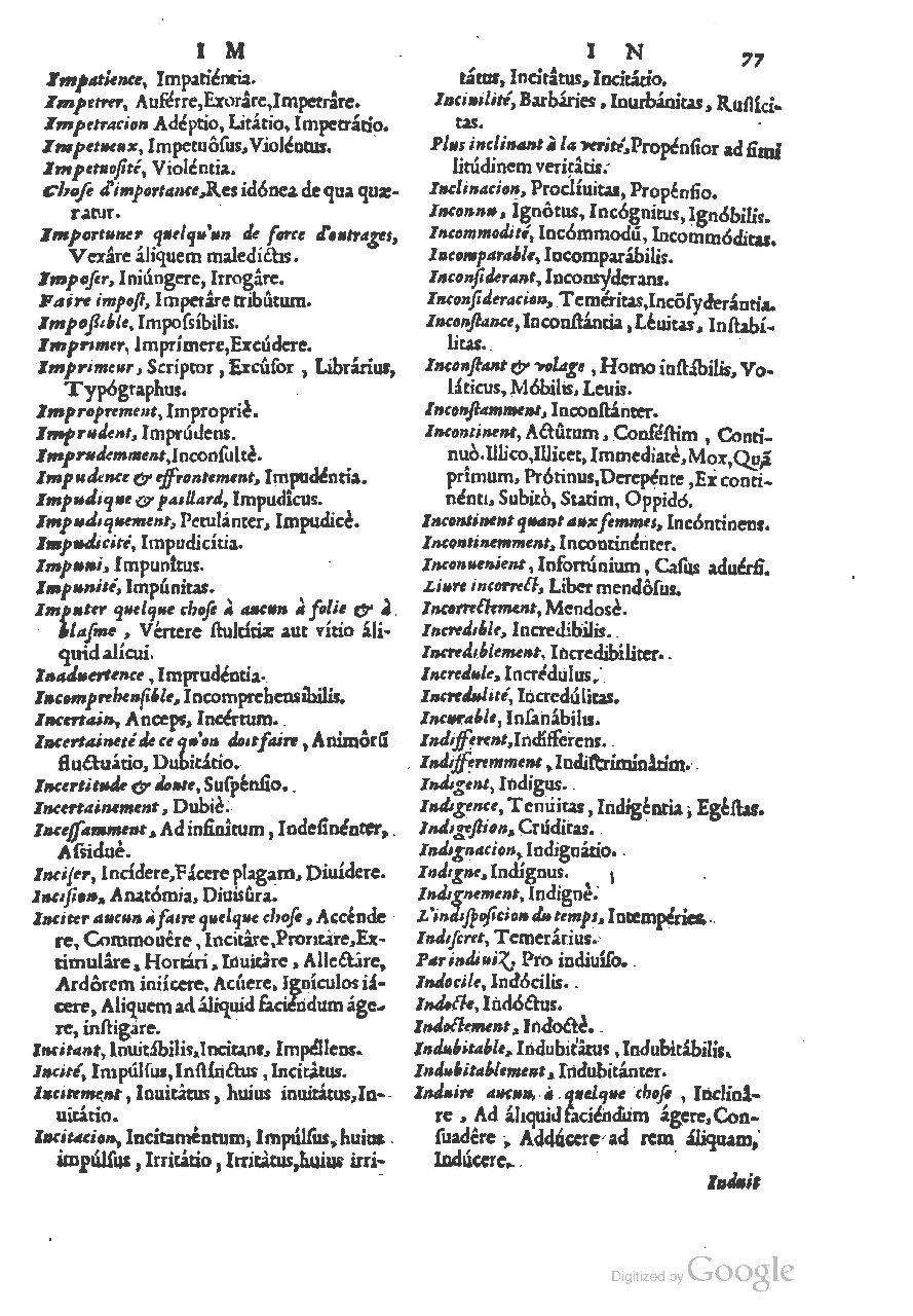 1558 - Guillaume Rouillé - Trésor des mots et traits français - BSB Munich