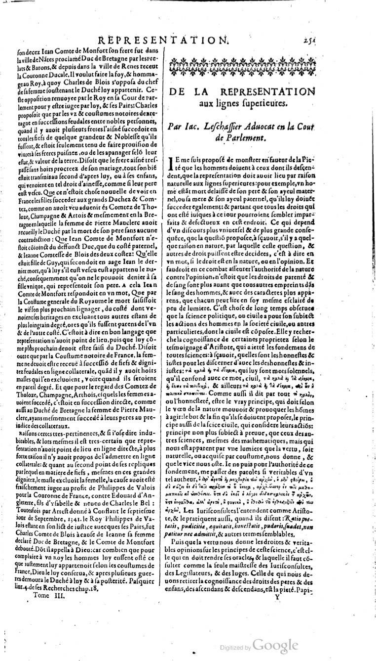 1629 - Veuve Nicolas Buon - Trésor du droit français (21754 T. 3) - BM Lyon